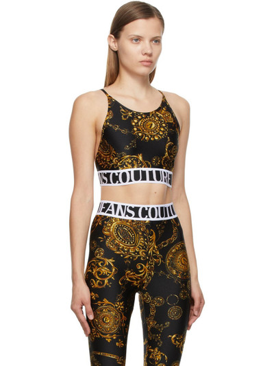 VERSACE JEANS COUTURE Black Print Regalia Camisole outlook