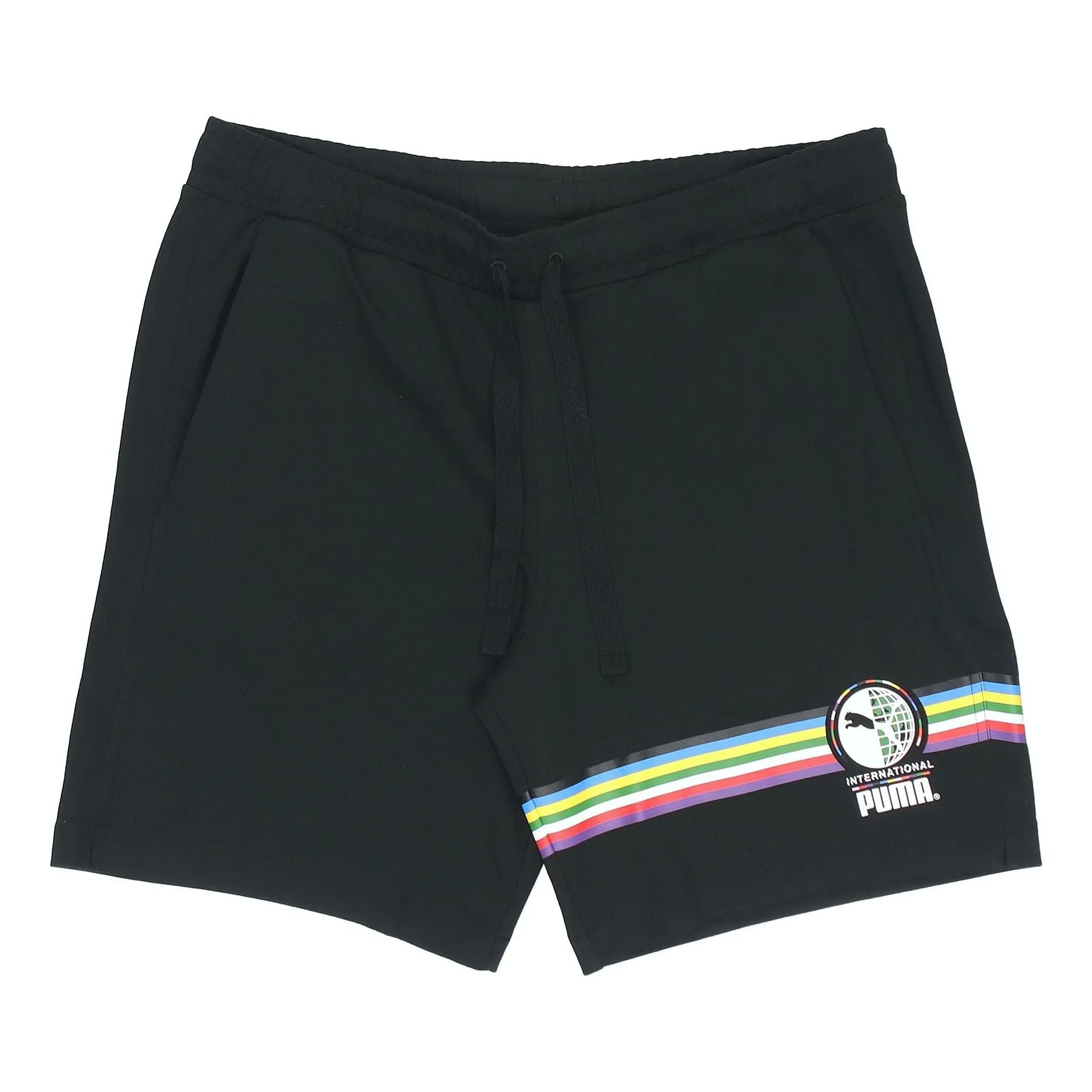 PUMA INTL Graphic Shorts 'Black White' 531308-01 - 1