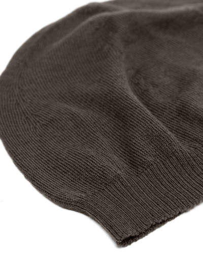 Rick Owens intarsia-knit wool beanie outlook