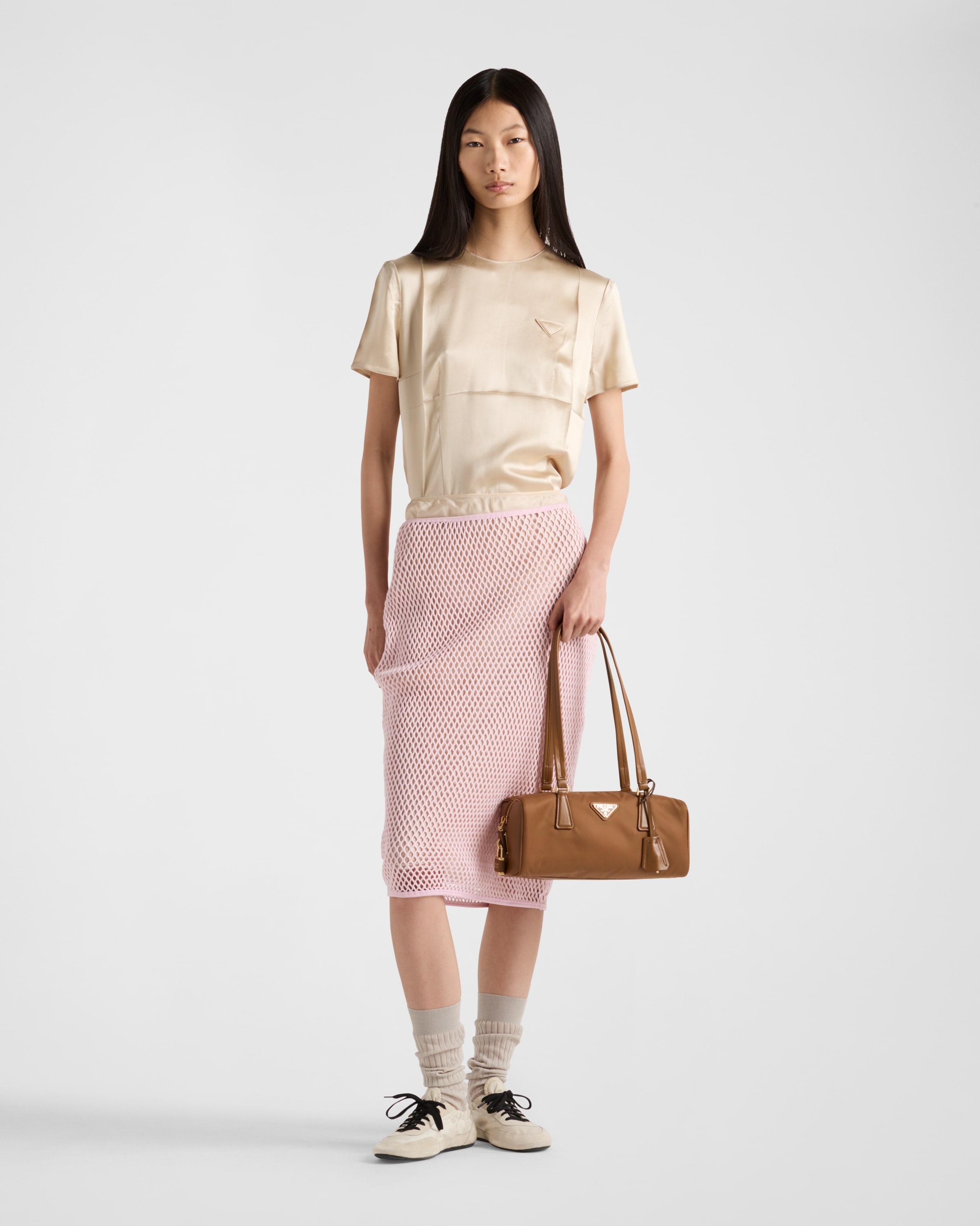 Satin crepe top - 2