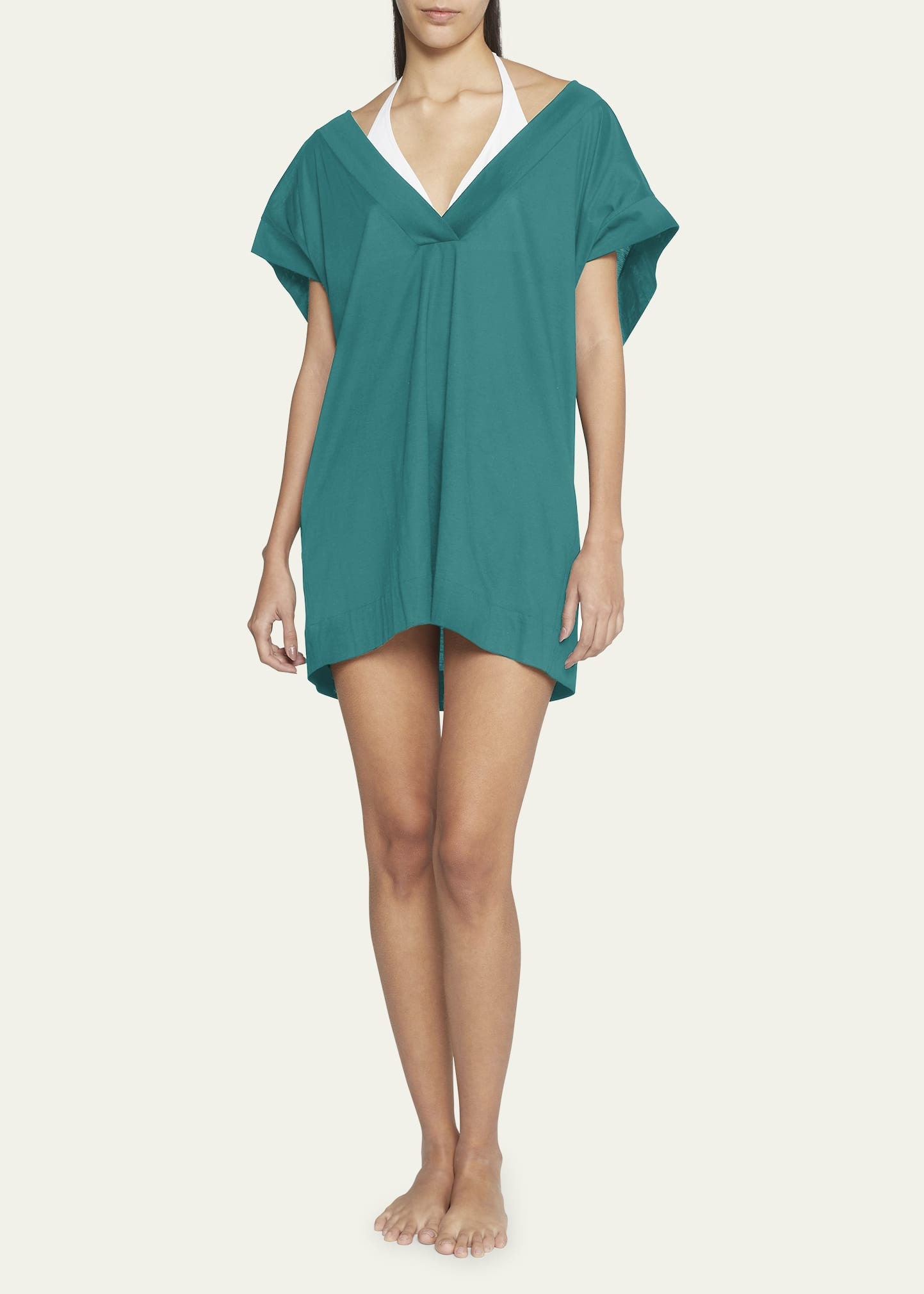 Renee V-Neck T-Shirt Coverup - 2