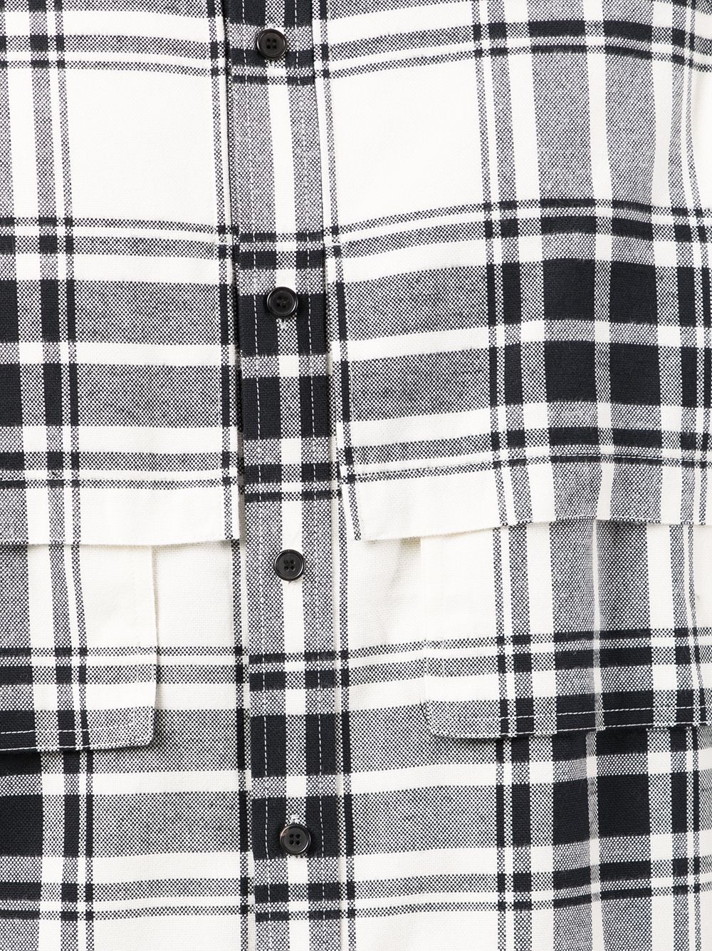 plaid-check print shirt - 5