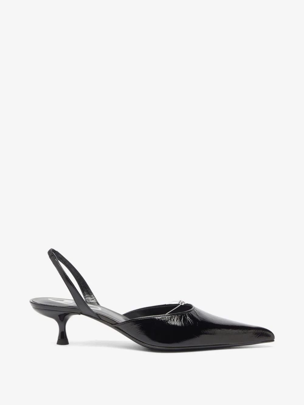 D-Ten&Half Oval D slingback pumps - 1