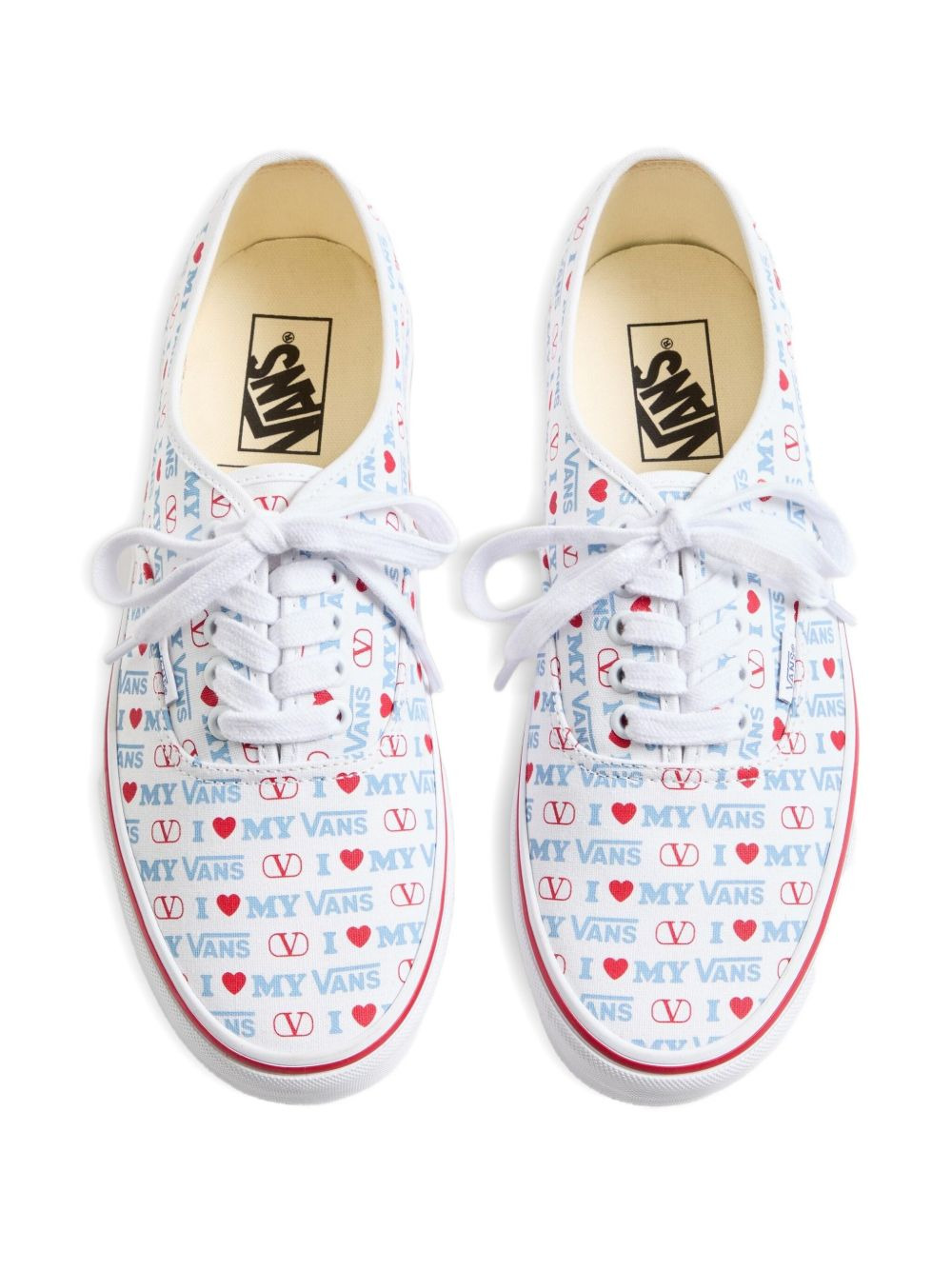 x Vans Love-print low-top sneakers - 3