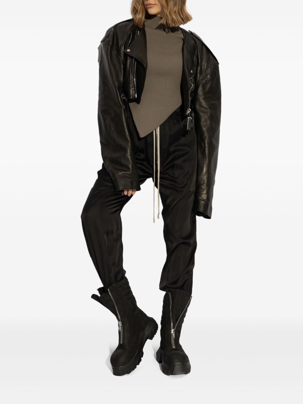 satin trousers - 5