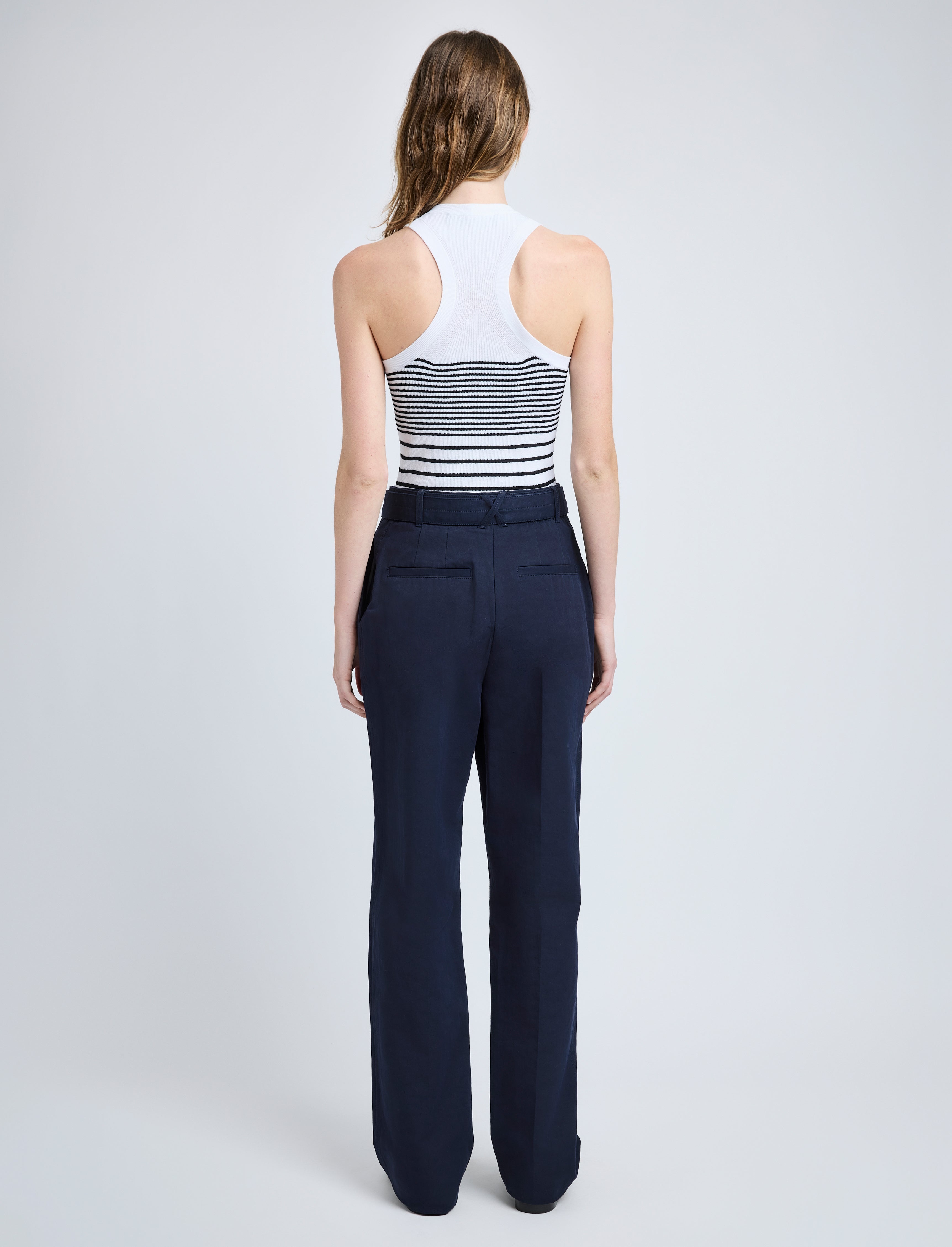Roberts Top in Matte Viscose Rib - 5
