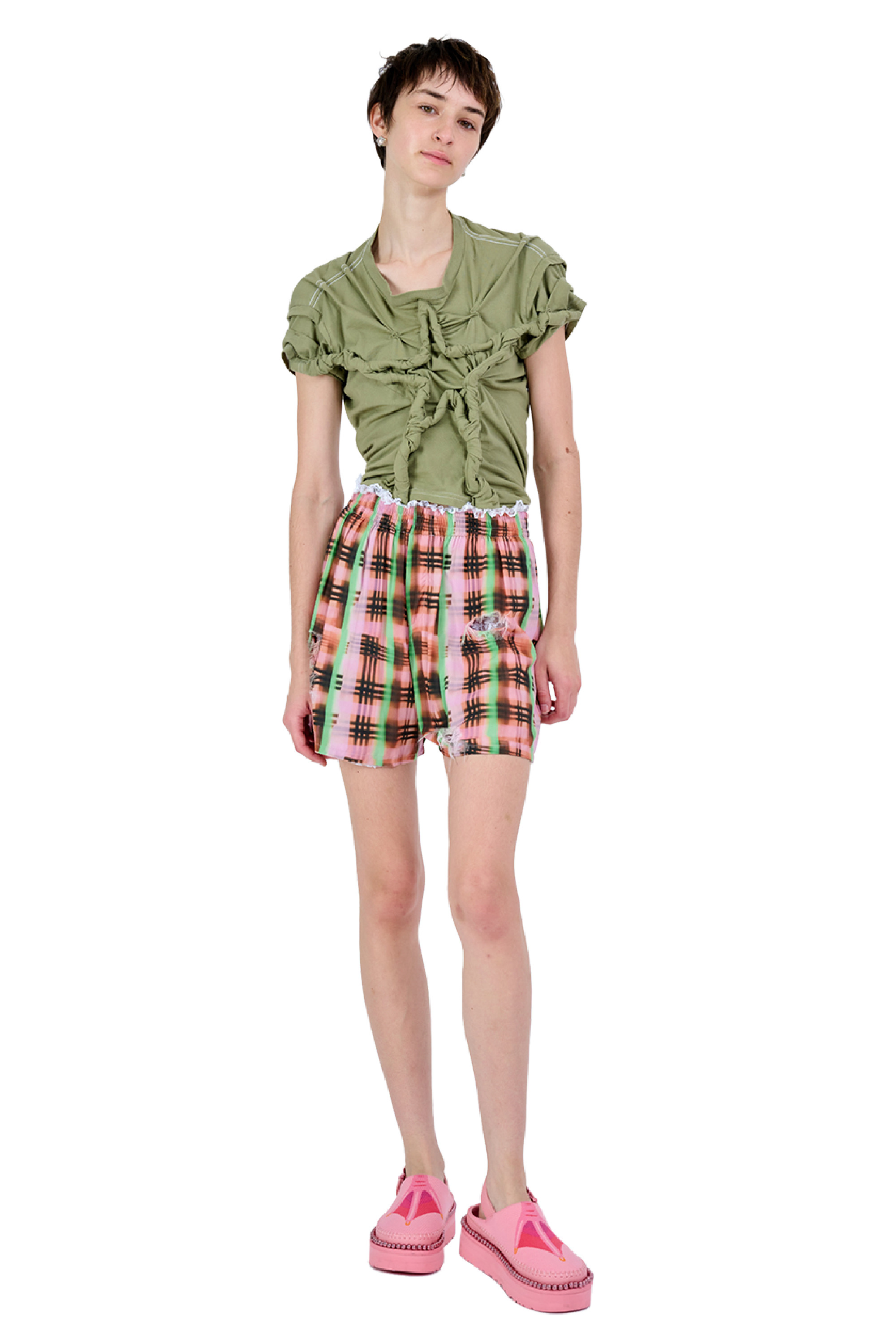 REGENERATIVE PLAID ODEON BOXER - 11