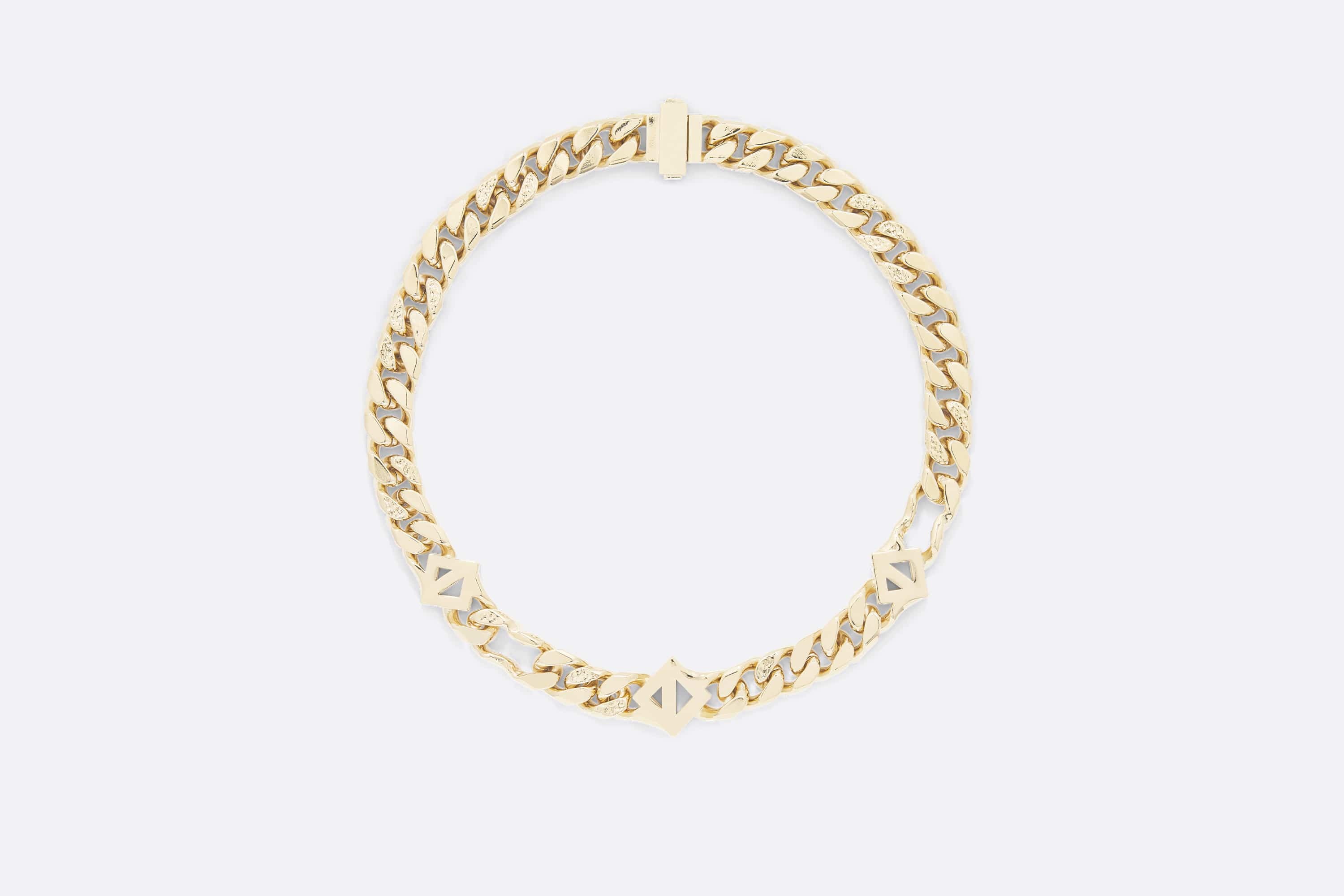CD Diamond Chain Link Necklace - 2