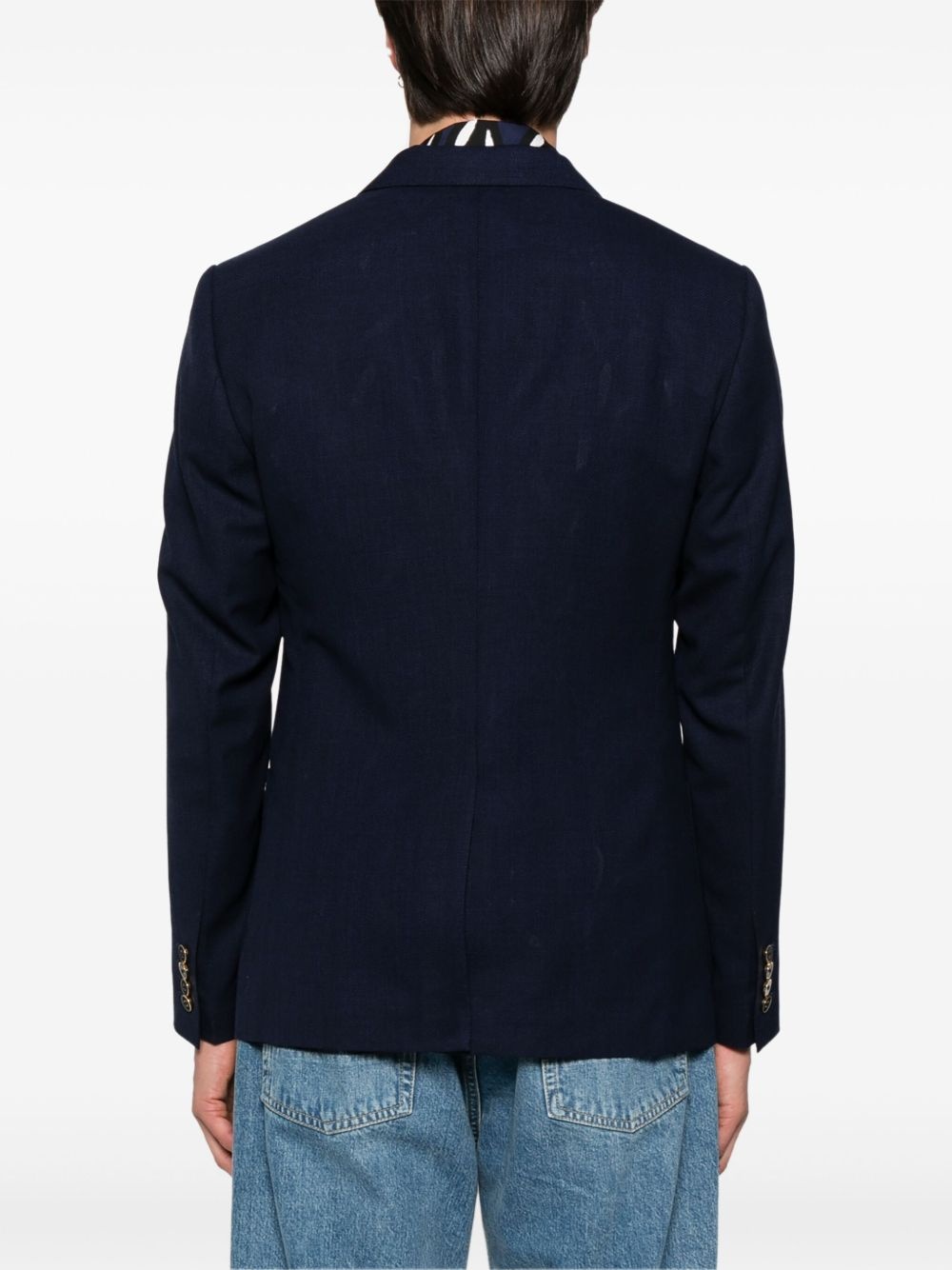 virgin wool blazer - 4