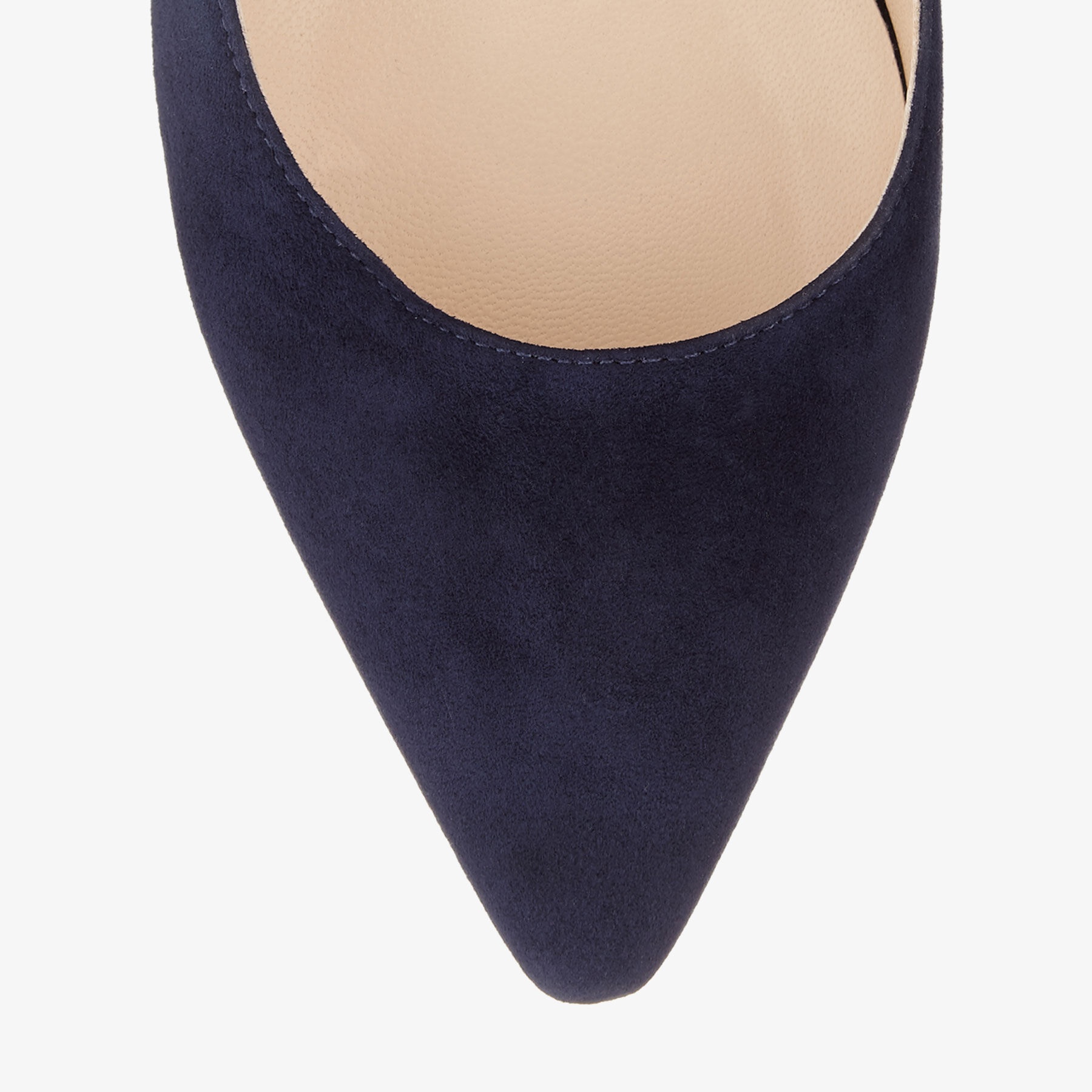 Romy 85
Navy Suede Pointy Toe Pumps - 3