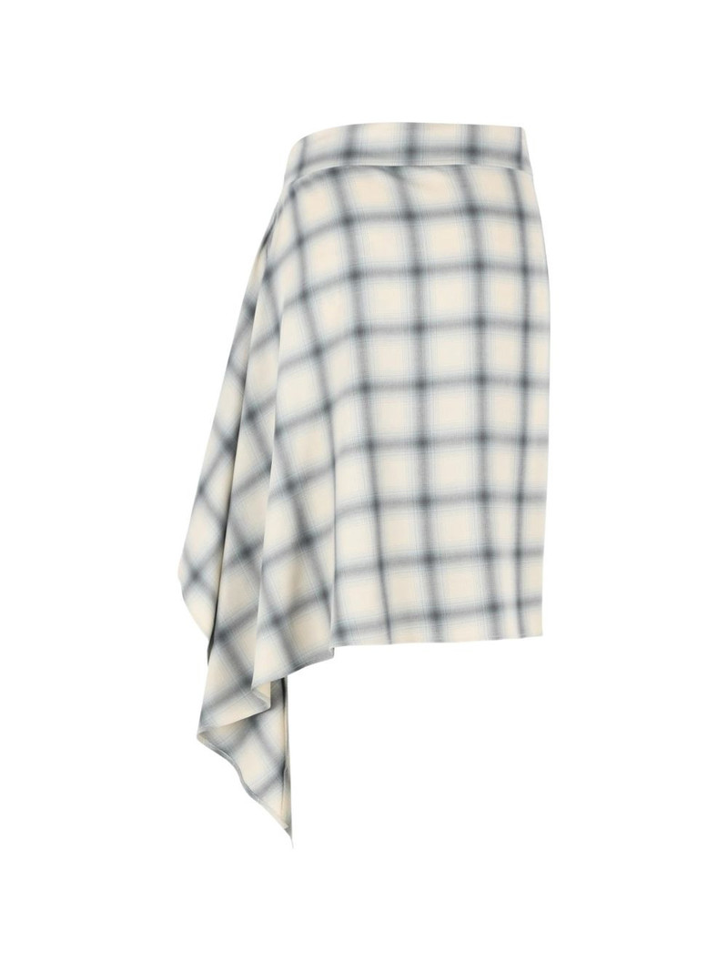 COPERNI checkered asymmetrical skirt outlook