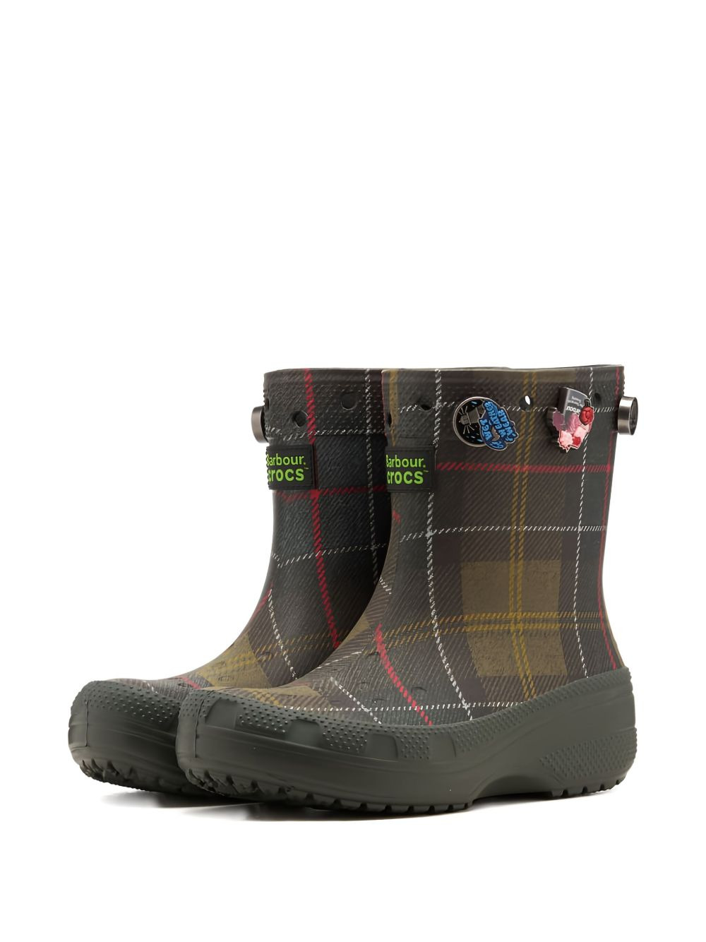 x Barbour plaid boots - 3