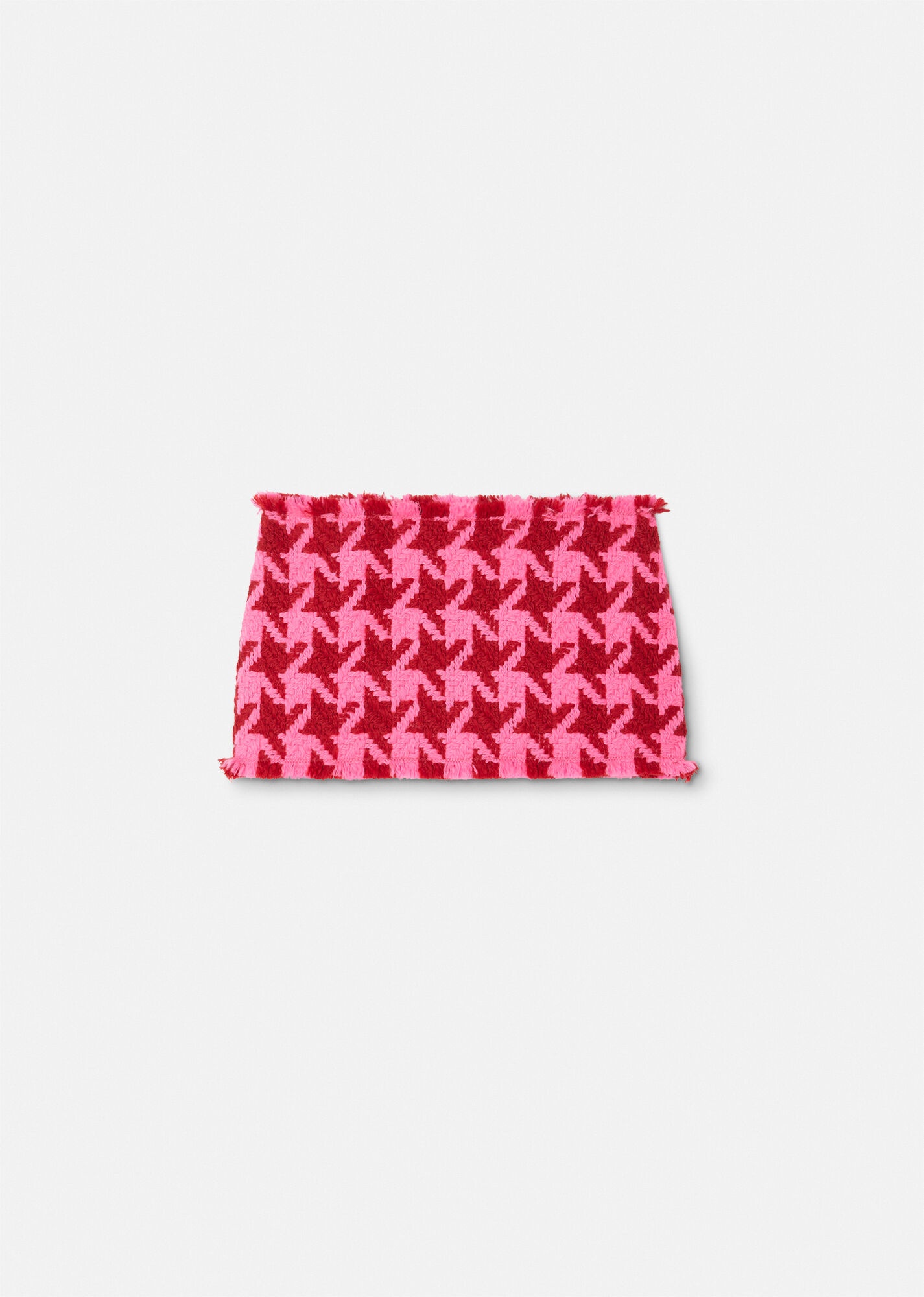 Frayed Tweed Mini Skirt - 1