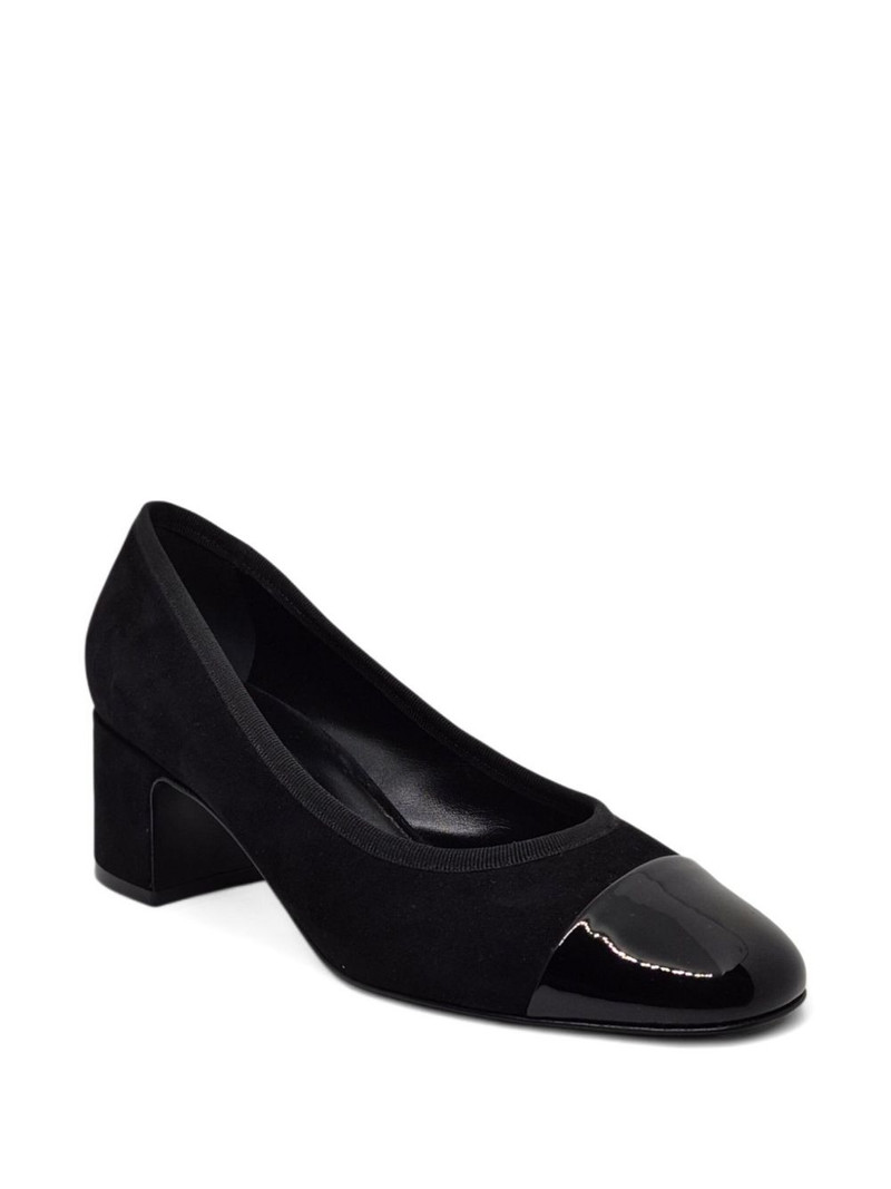 CASADEI cap-toe block-heel pumps outlook