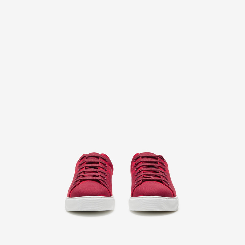 Check Cotton Sneakers 3