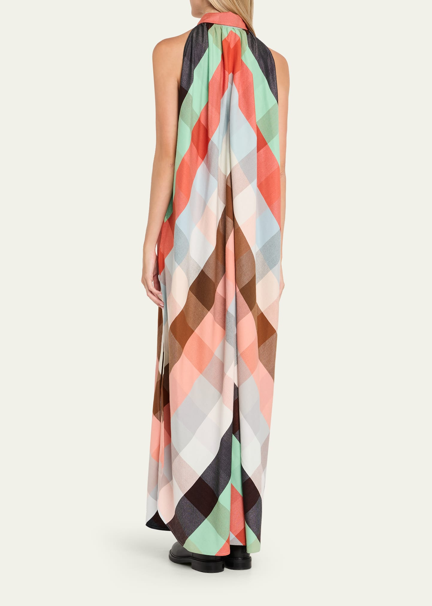 The Halter Dress with Collar - 3