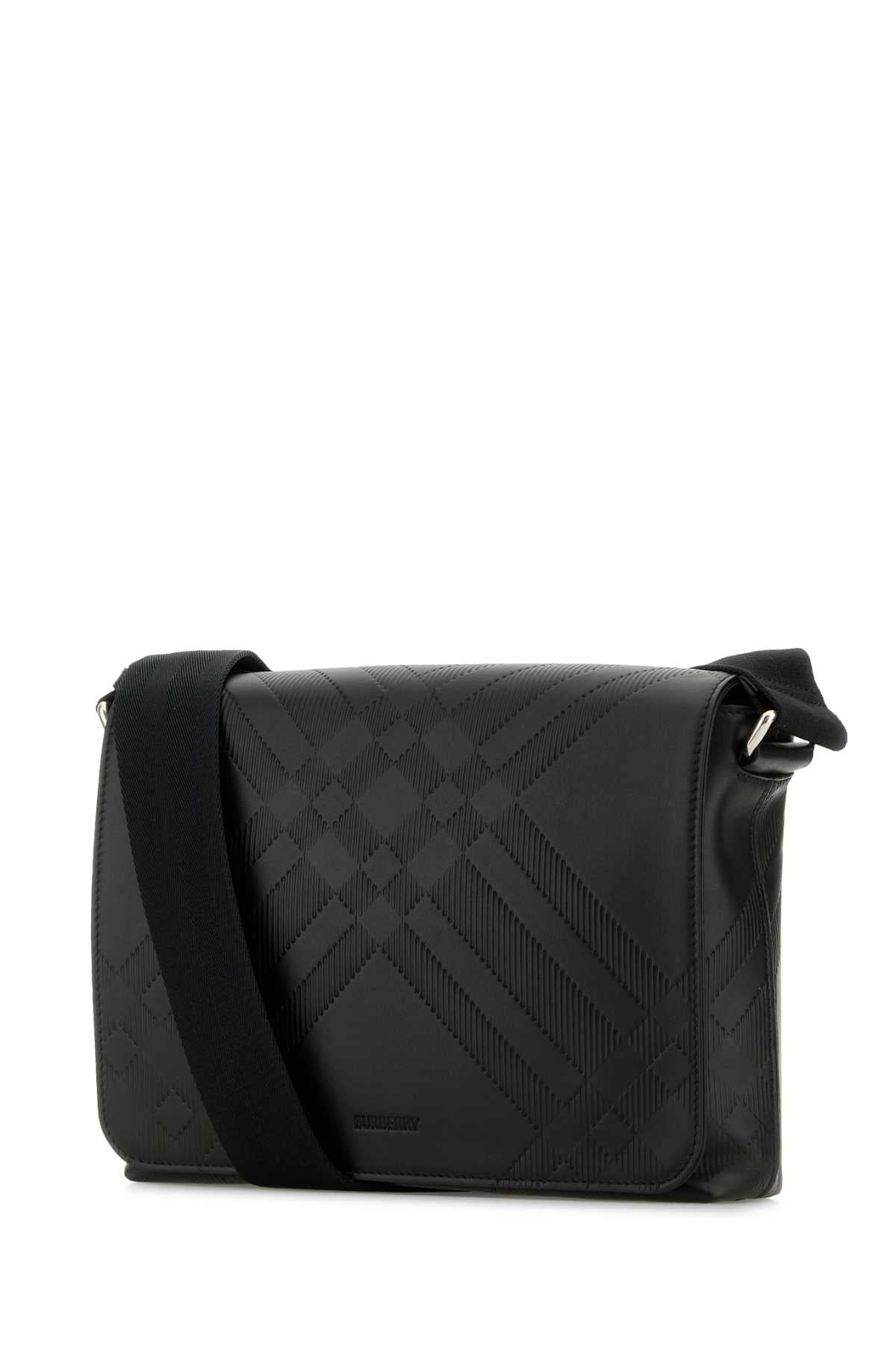 Burberry Men Black Leather Crossbody Bag - 2