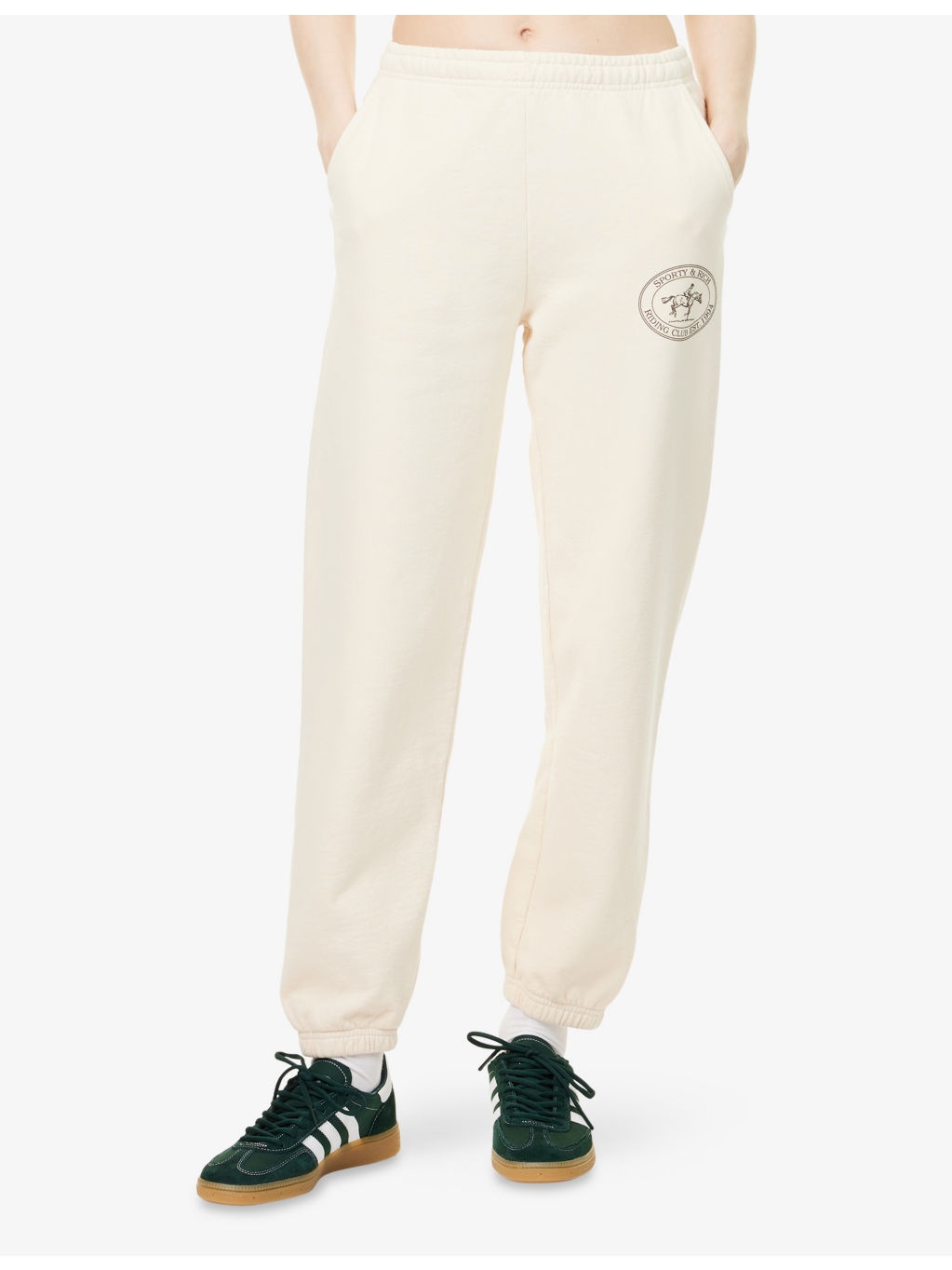 Riding Club Logo-Print Cotton-Jersey Jogging Bottoms - 3