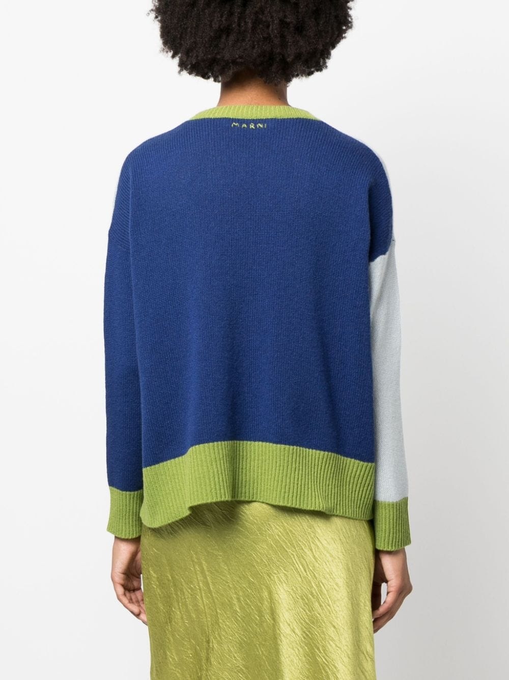 colour-block panelled jumper - 4