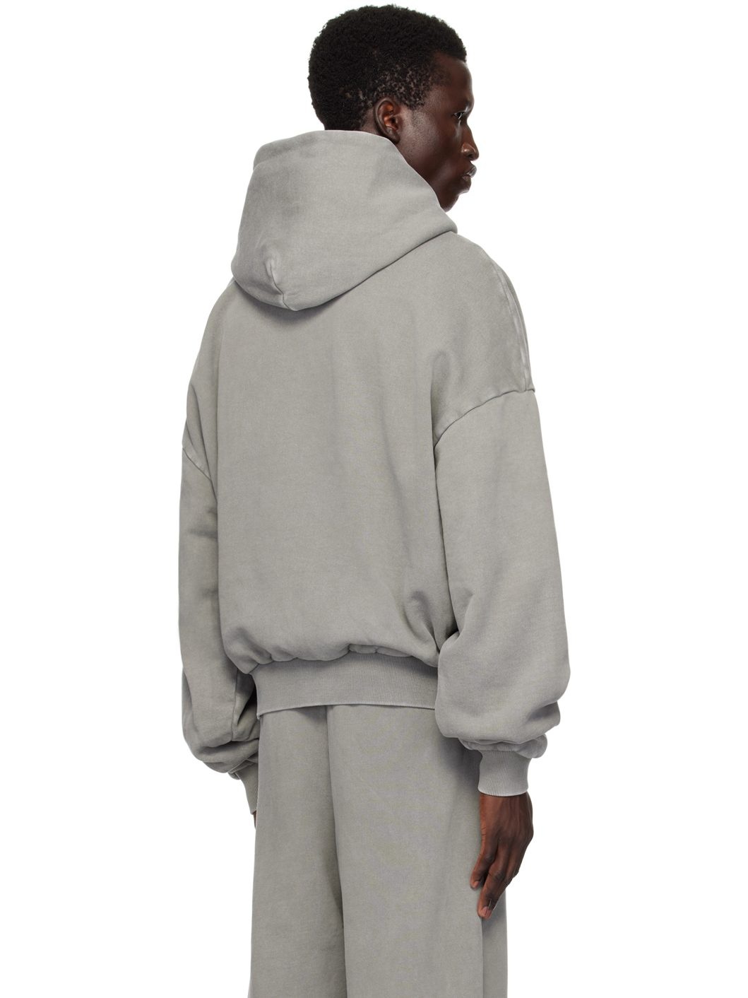 Gray Thermal Hoodie - 3