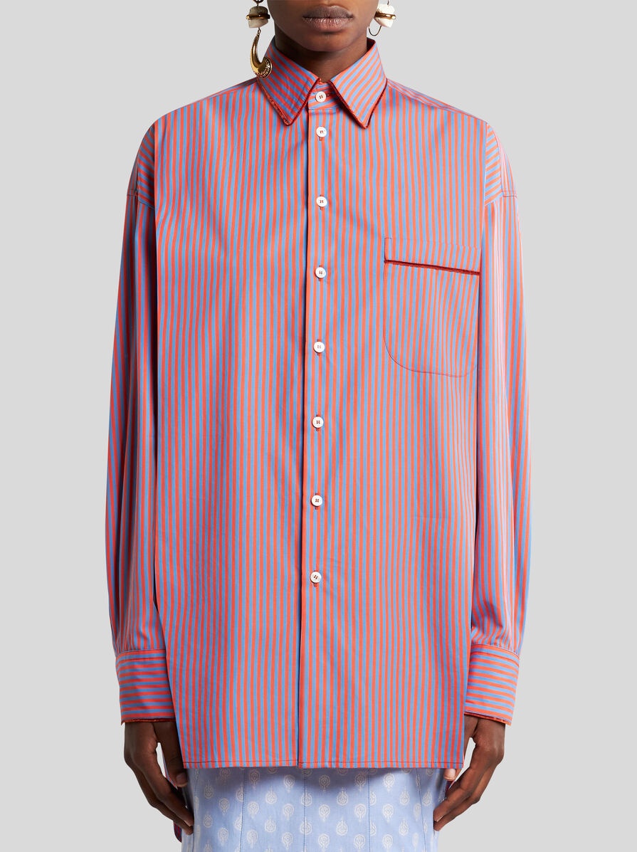 STRIPED COTTON SHIRT - 3