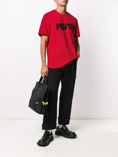 MSGM Haunted crew-neck T-shirt outlook