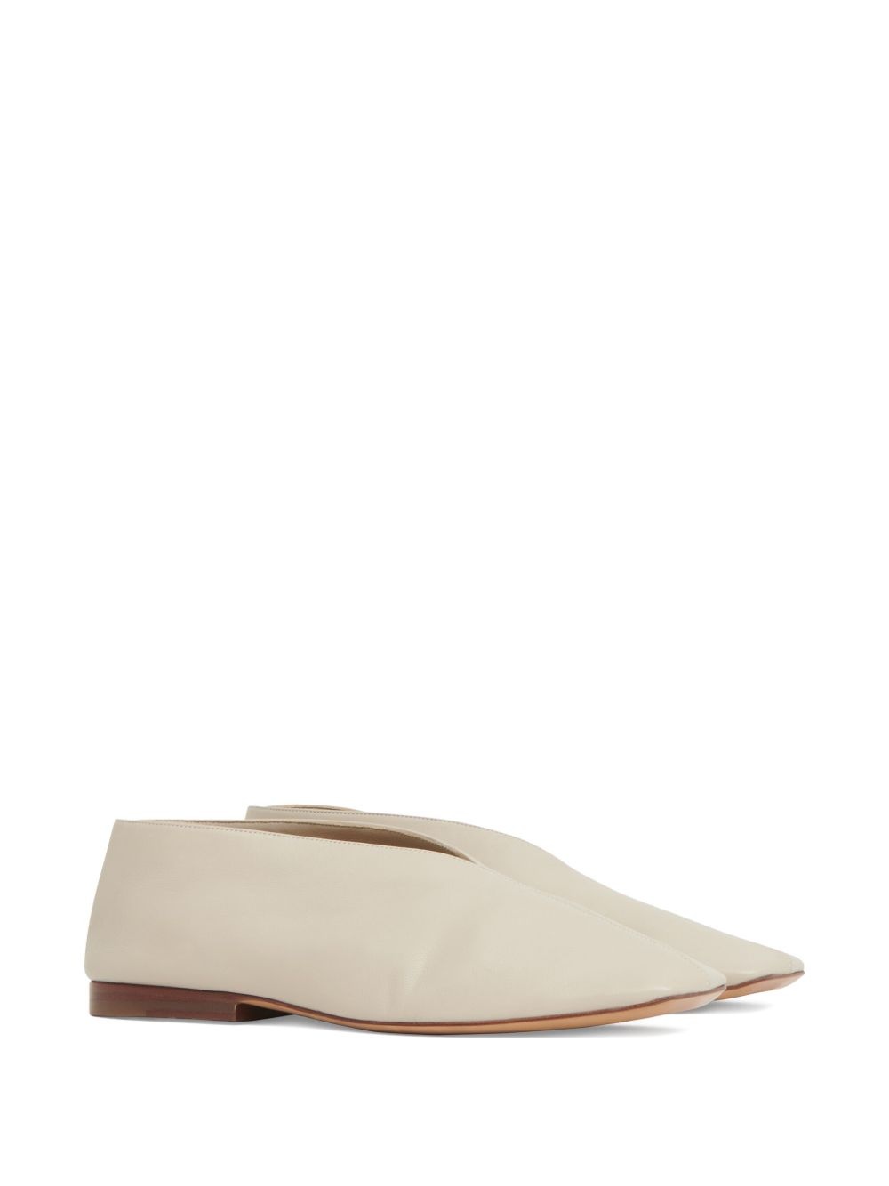leather ballet flats - 2