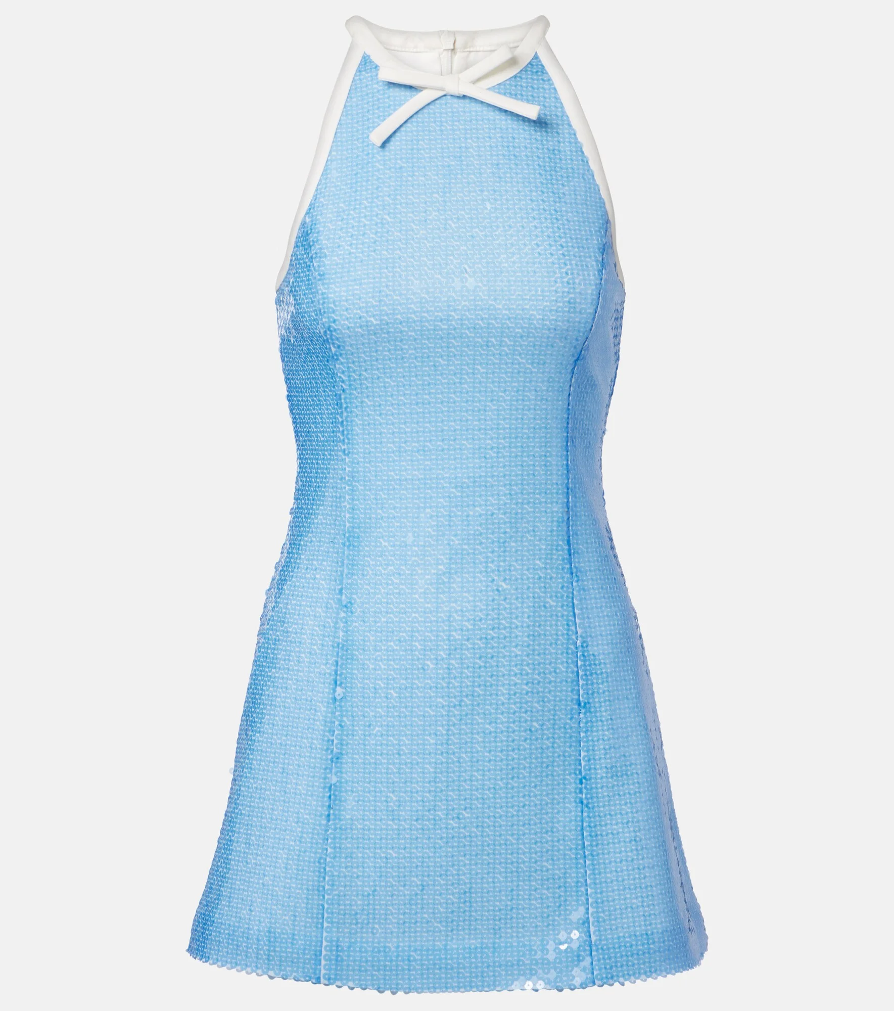 Sequined halterneck minidress - 1