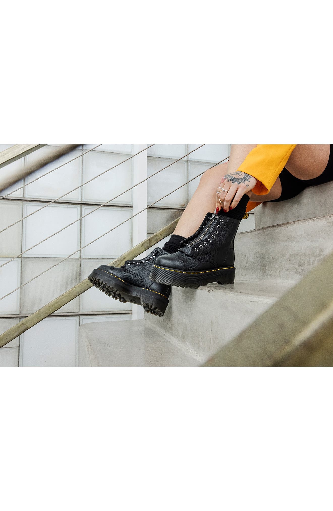 Dr. Martens Sinclair Platform Bootie in Black at Nordstrom - 2