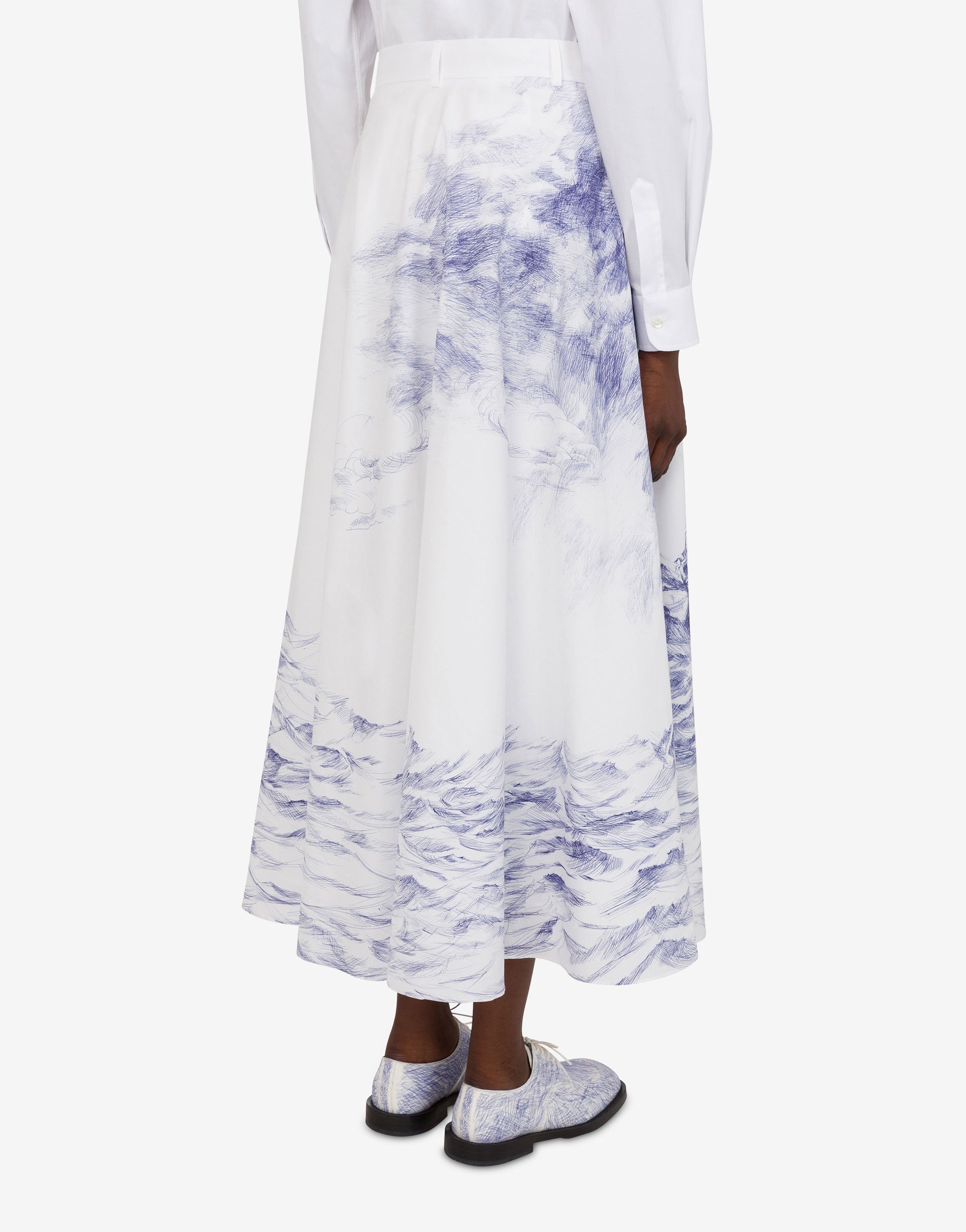 LONG POPLIN SKIRT OLIVIA - 2