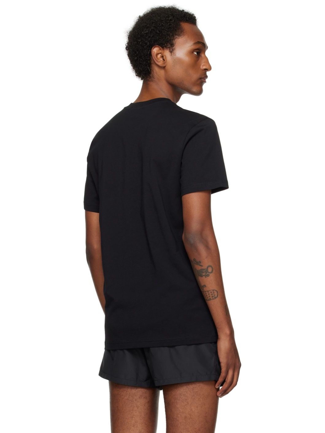 Black Printed T-Shirt - 3