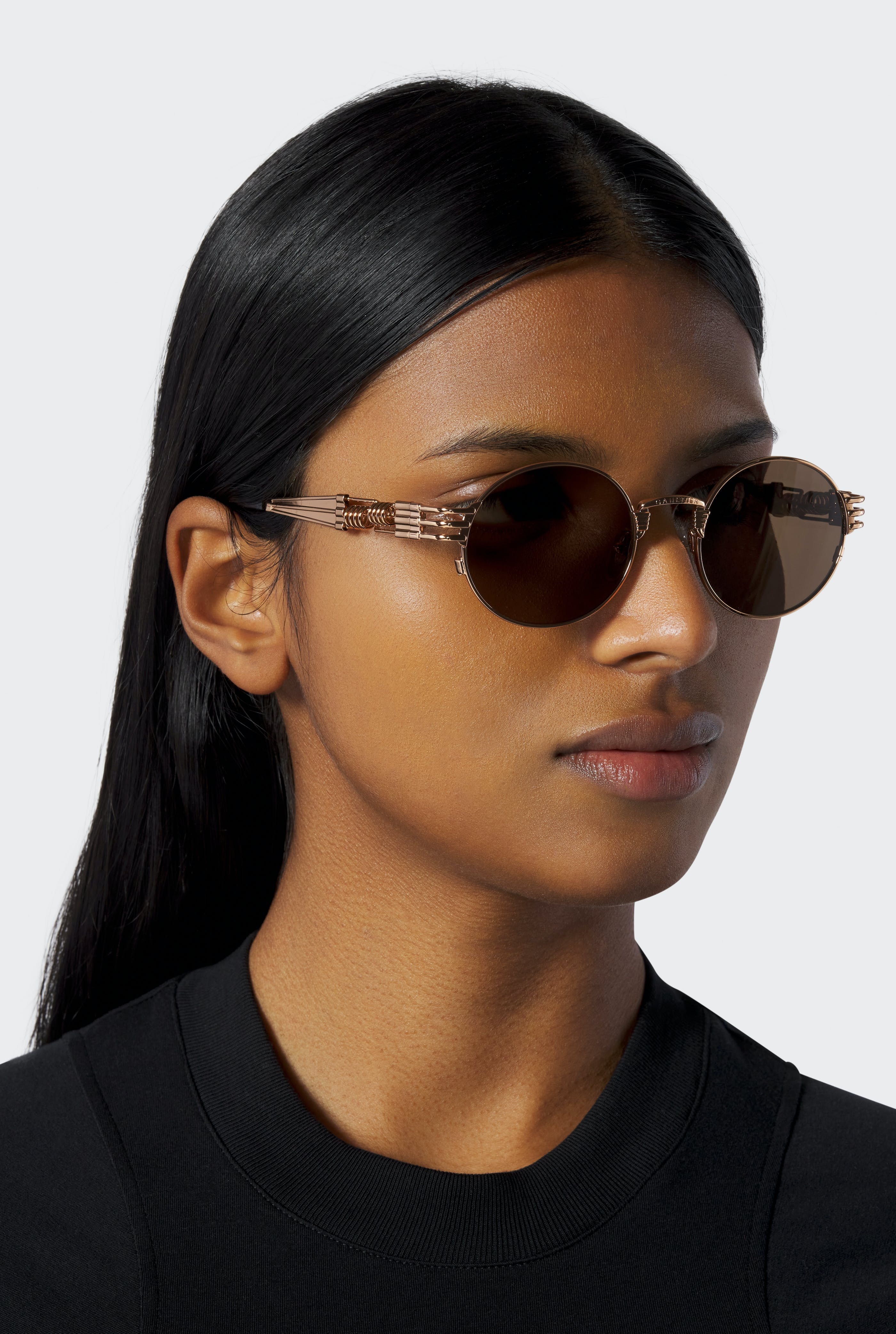 Jean Paul Gaultier THE ROSE GOLD 56-6106 SUNGLASSES | REVERSIBLE