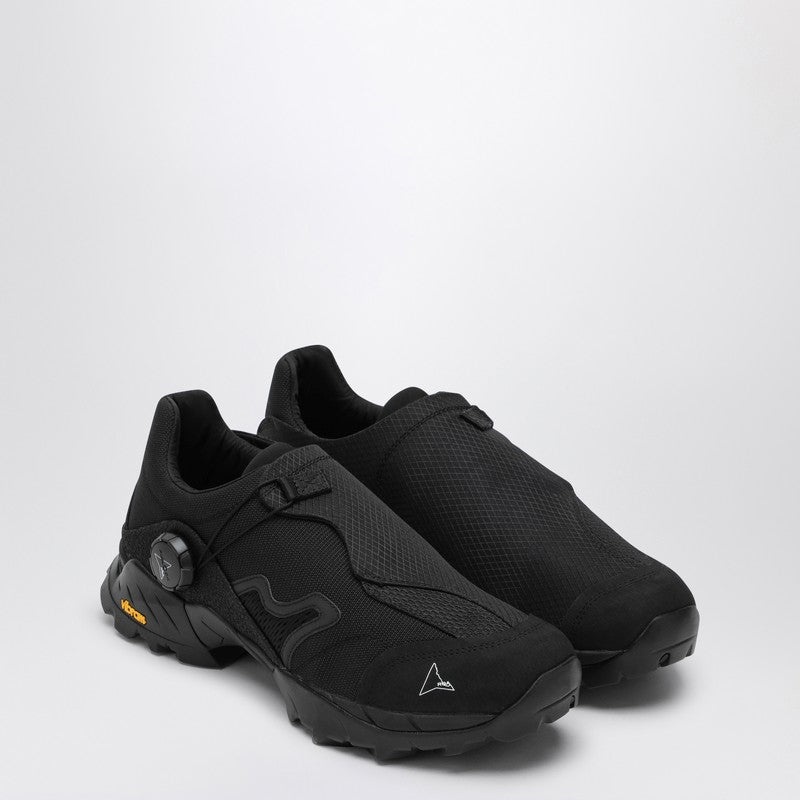 ROA BLACK MINAAR SNEAKER IN TECHNICAL NYLON | netdressed