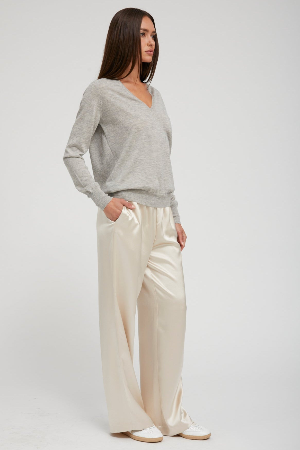 CHAMPAGNE SILK KAUAI PANTS - 9