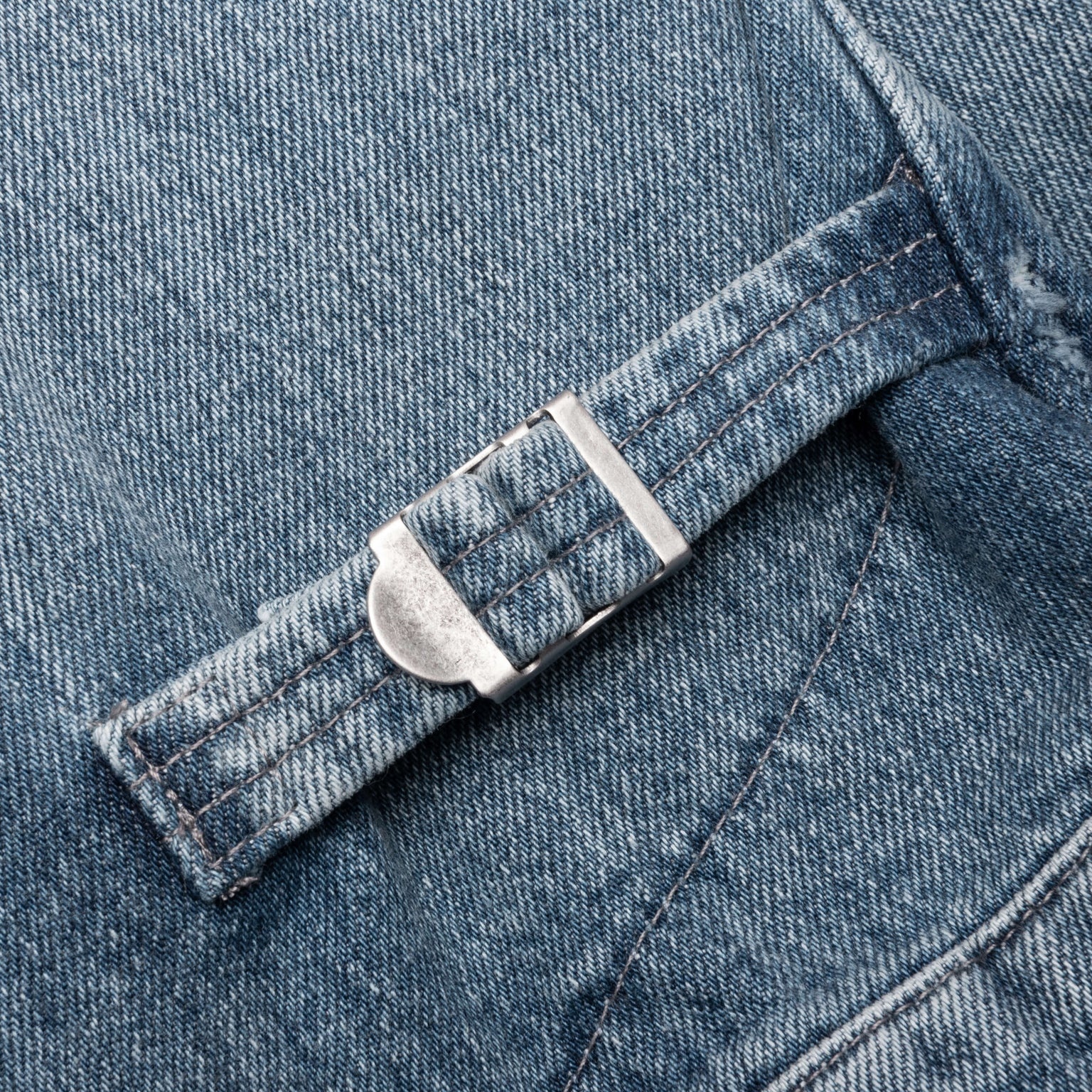 DENIM JACKET WITH CORDUROY COLLAR - LIGHT BLUE - 6