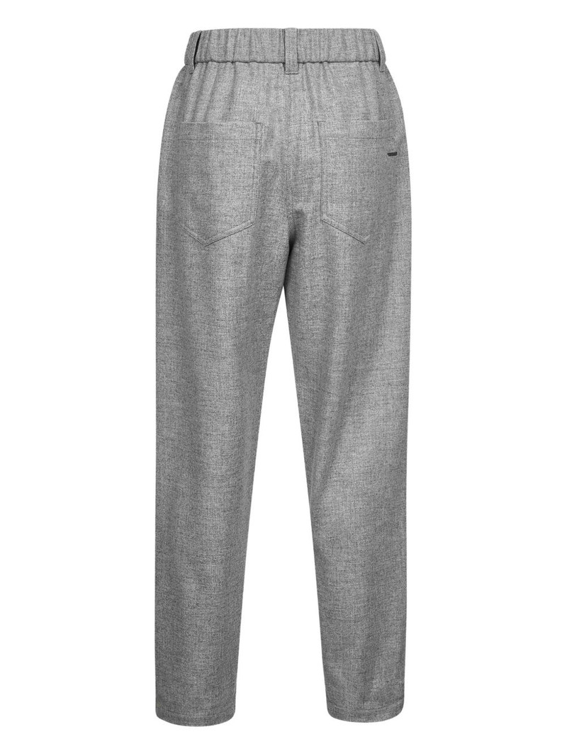 Brunello Cucinelli elasticated-waistband pleated trousers outlook