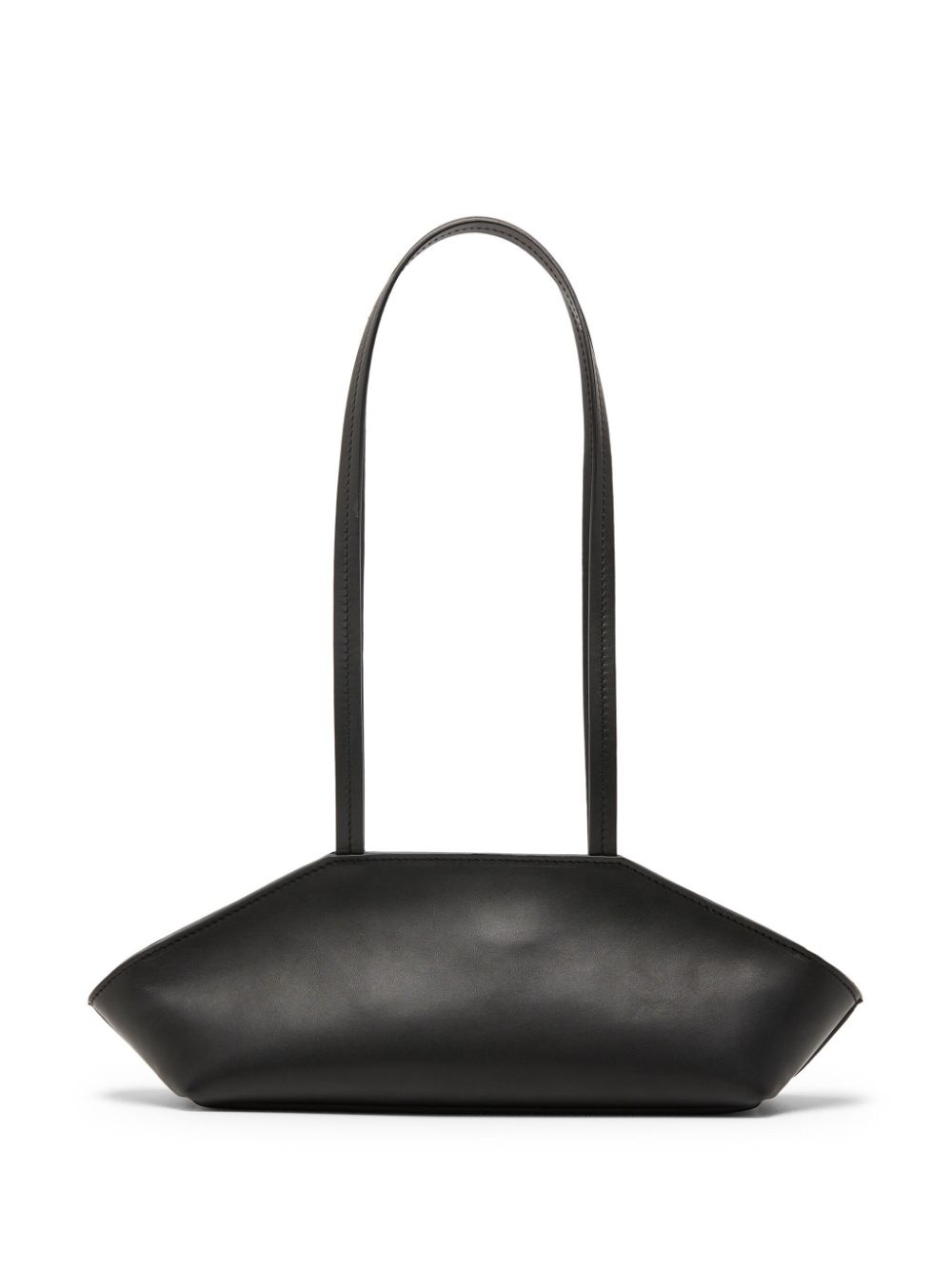 zipped leather shoulder bag - 2