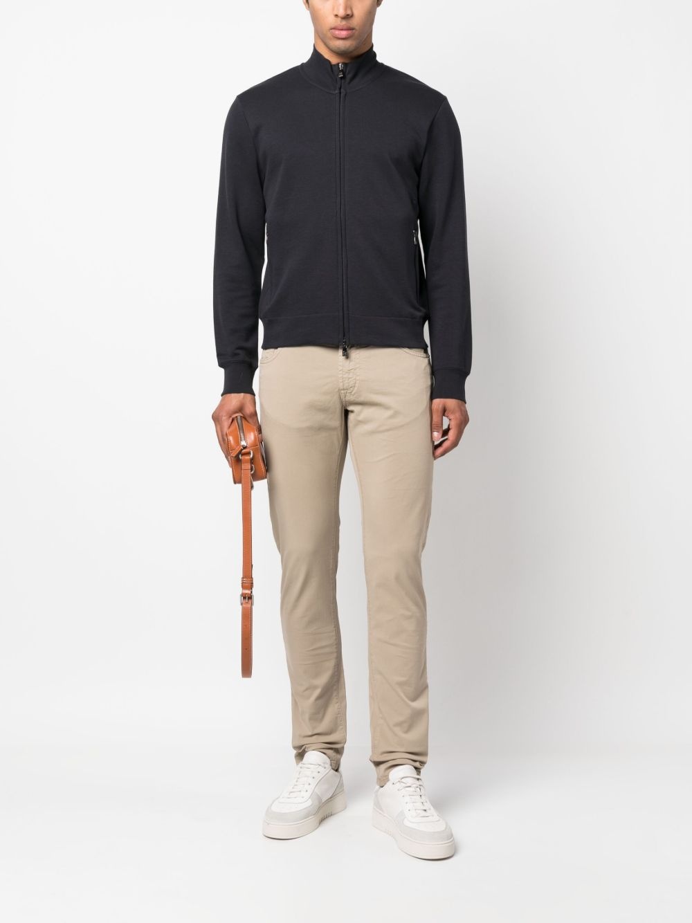 low-rise skinny trousers - 2