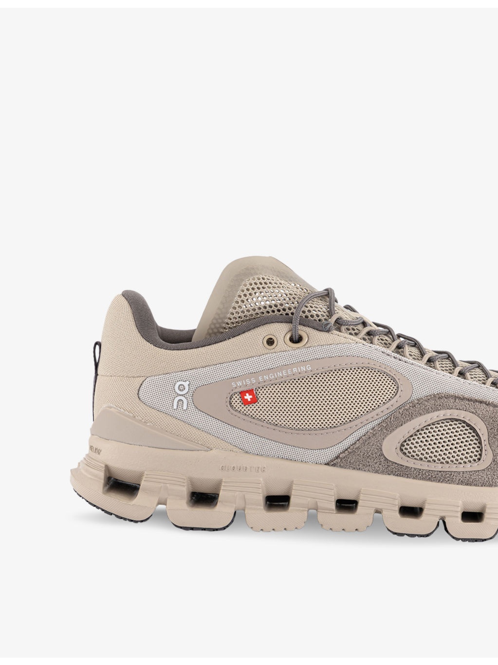 Cloud X FKA Mesh and Faux-Suede Low-Top Trainers - 5