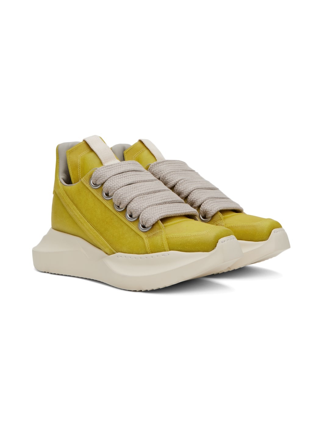 Yellow Geth Sneakers - 4