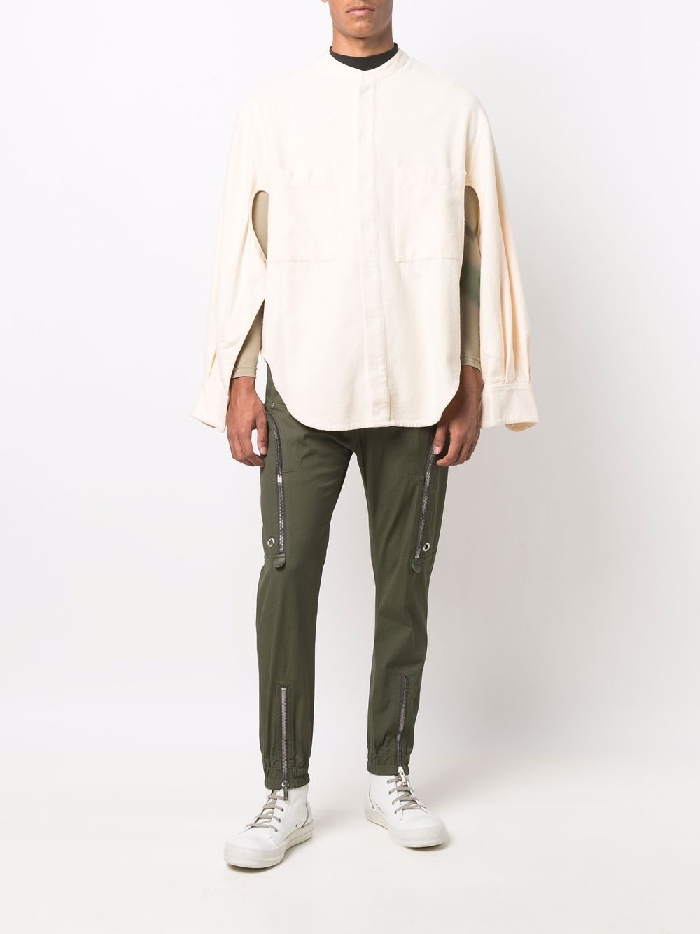 snap button down shirt - 7