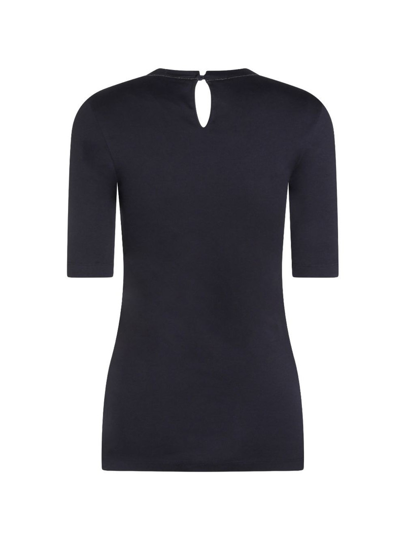 Brunello Cucinelli jewel crewneck top outlook