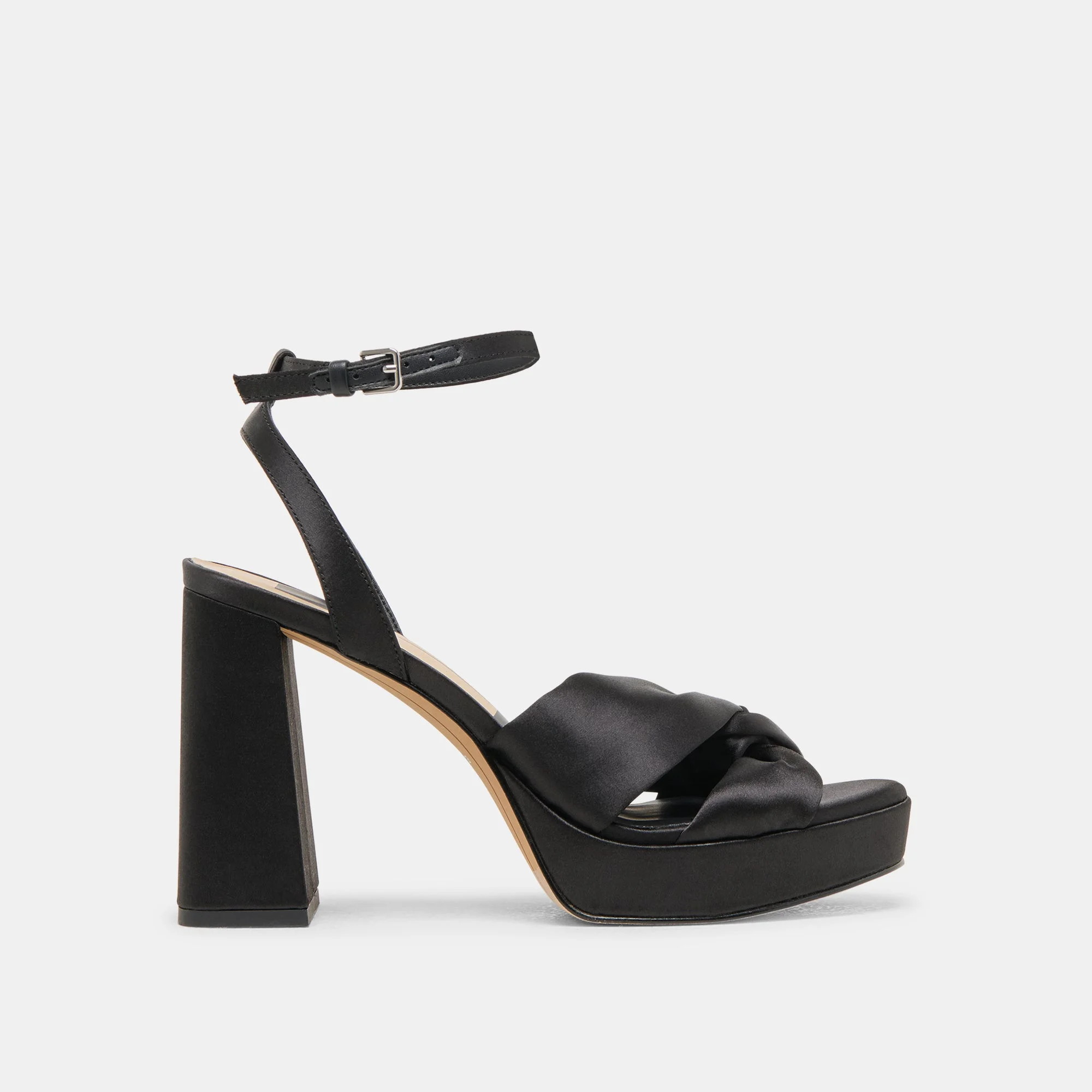 PARLO HEELS ONYX SATIN - 1