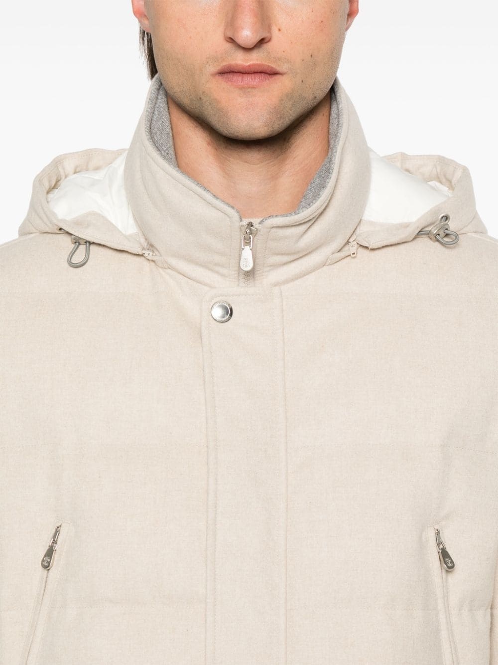 wool puffer jacket - 5