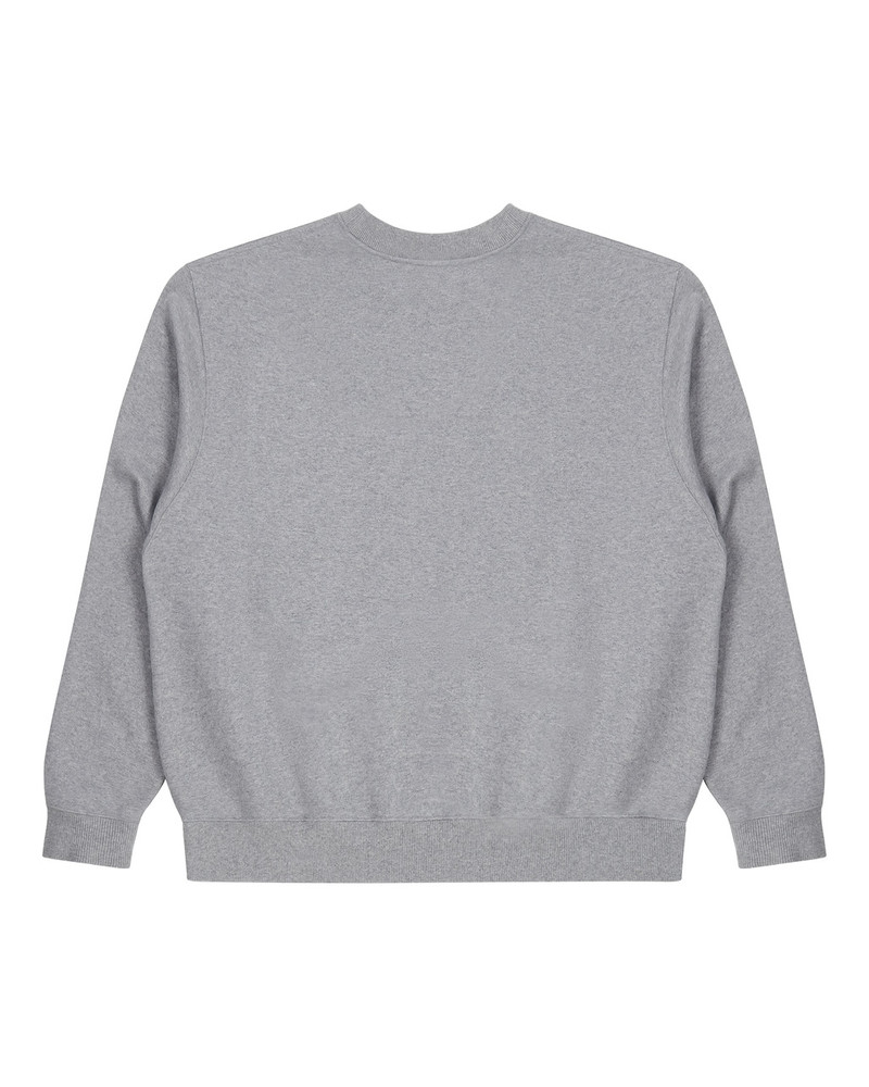 GREY BOXY CREWNECK SWEATSHIRT 2