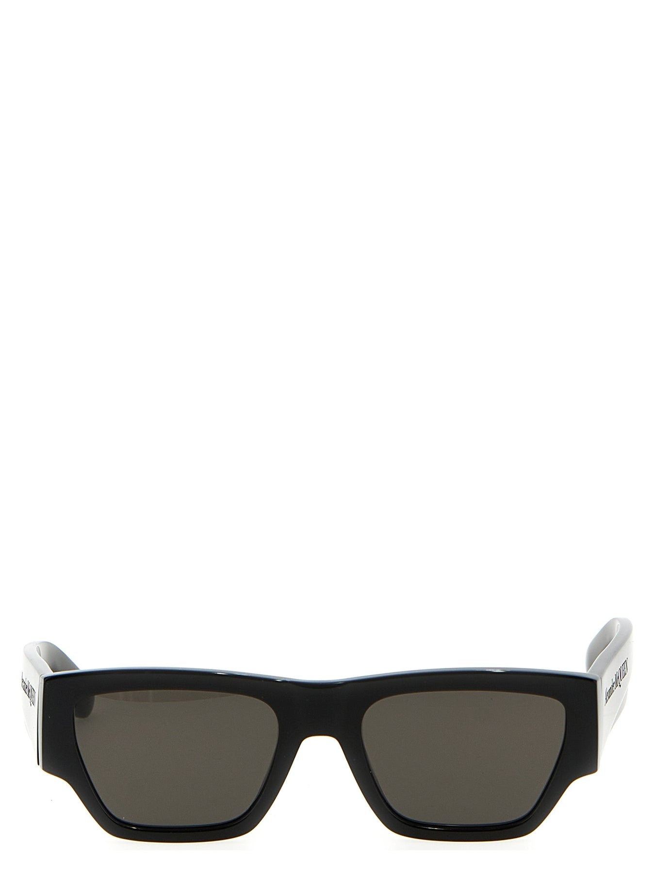 Mcqueen Angled Sunglasses Black - 1