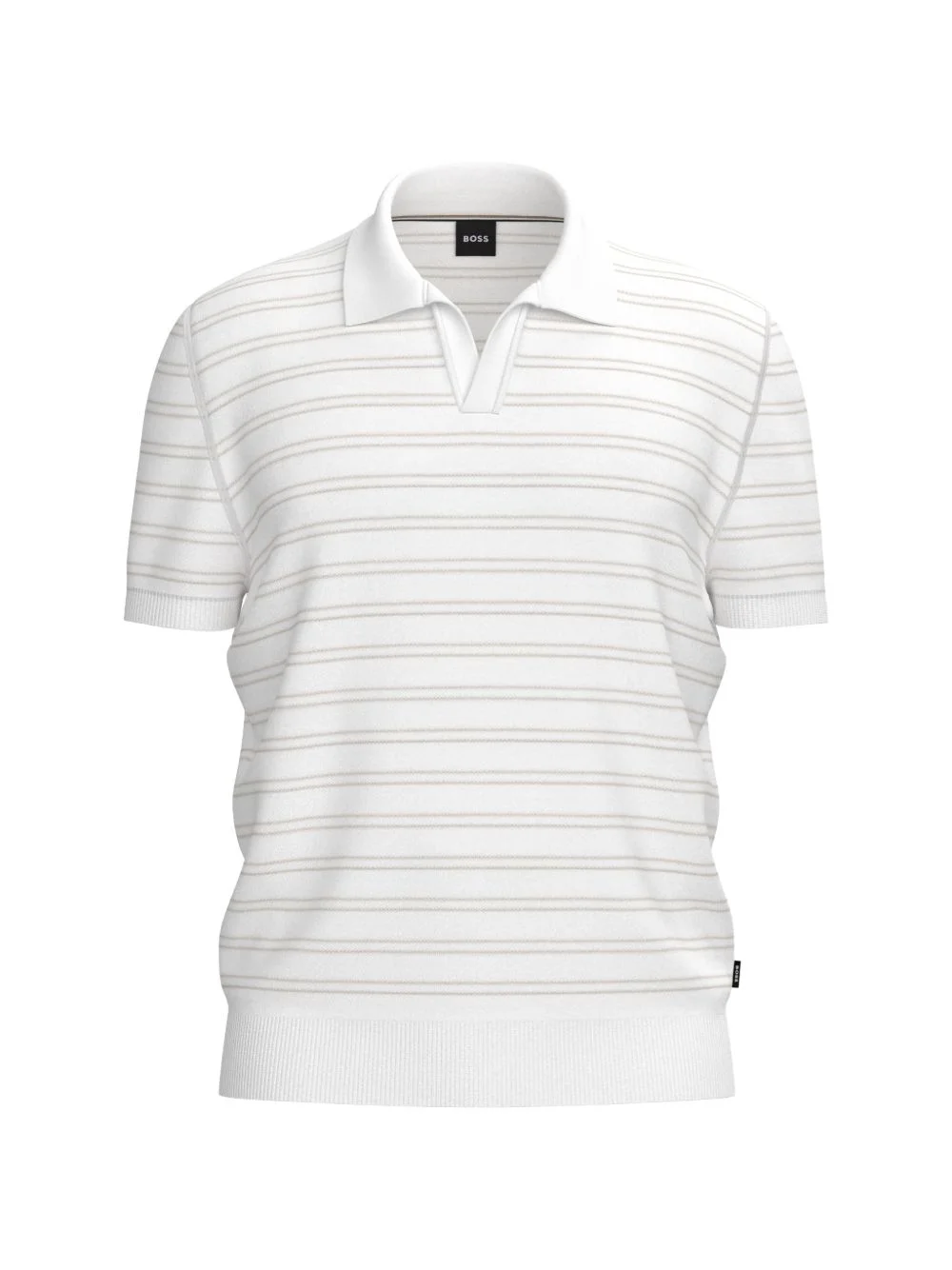 striped short-sleeve T-shirt - 1