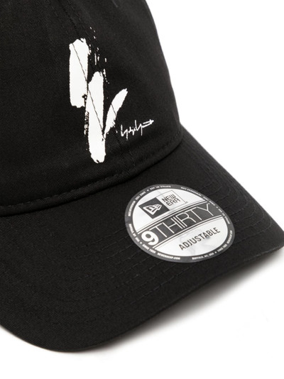 Yohji Yamamoto logo-print baseball cap outlook