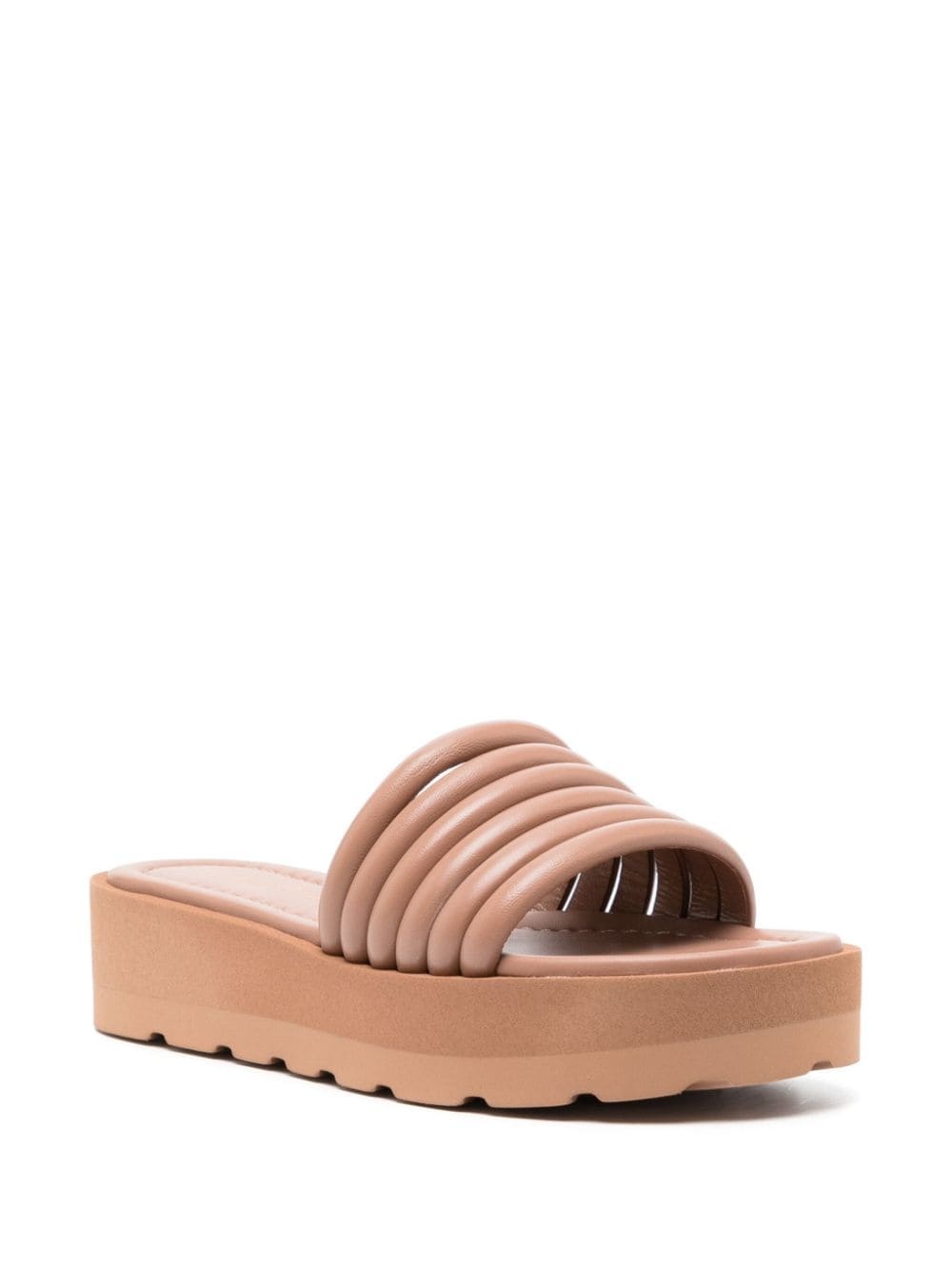 strappy slip-on platform sandals - 2