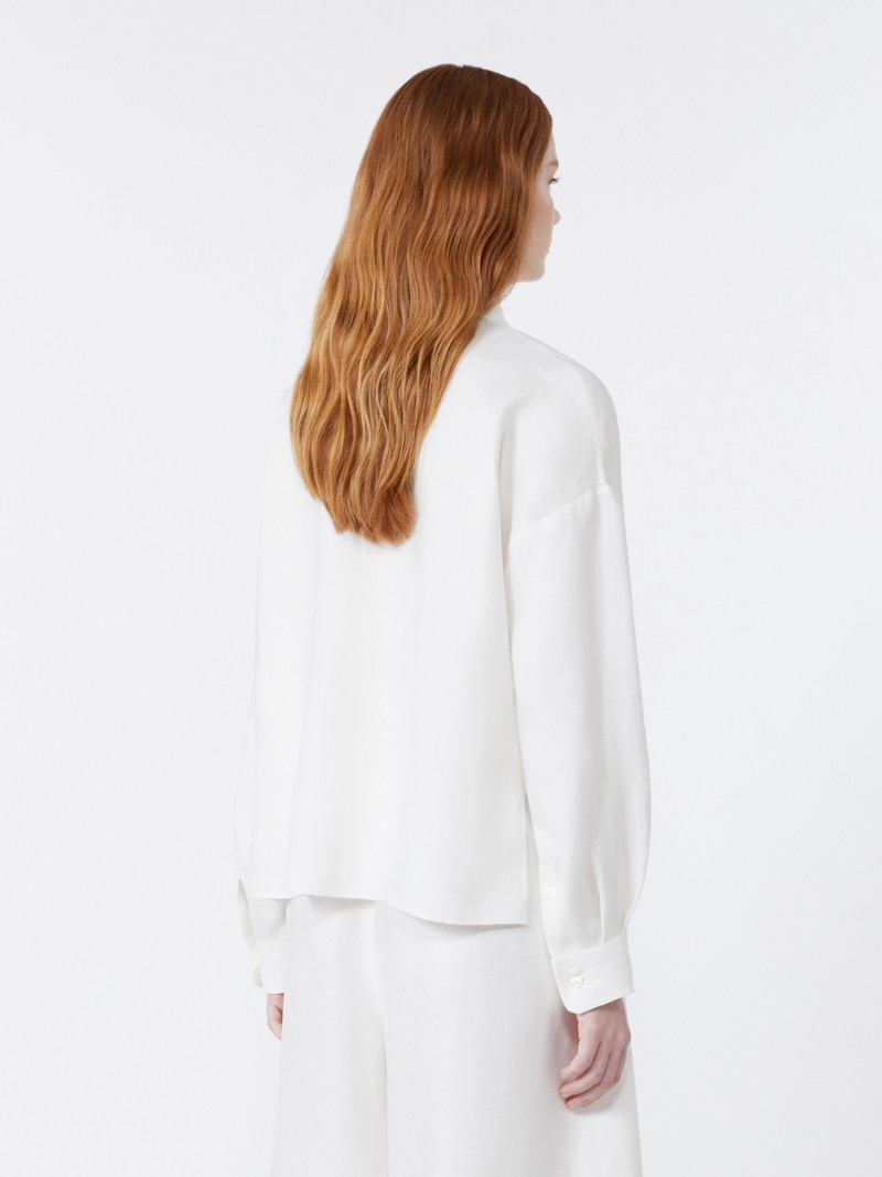CAPO Linen canvas jacket - WHITE 4